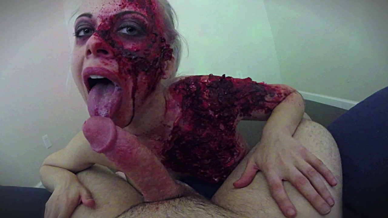 MsNadiaWhite - Messy Zombie Cosplay BJ