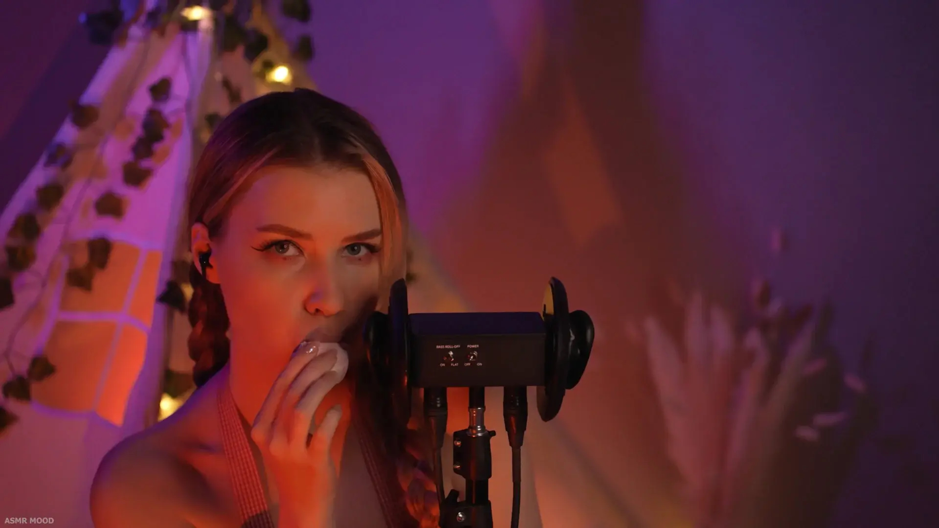 ASMR Mood Ear Licking With Marshmallow