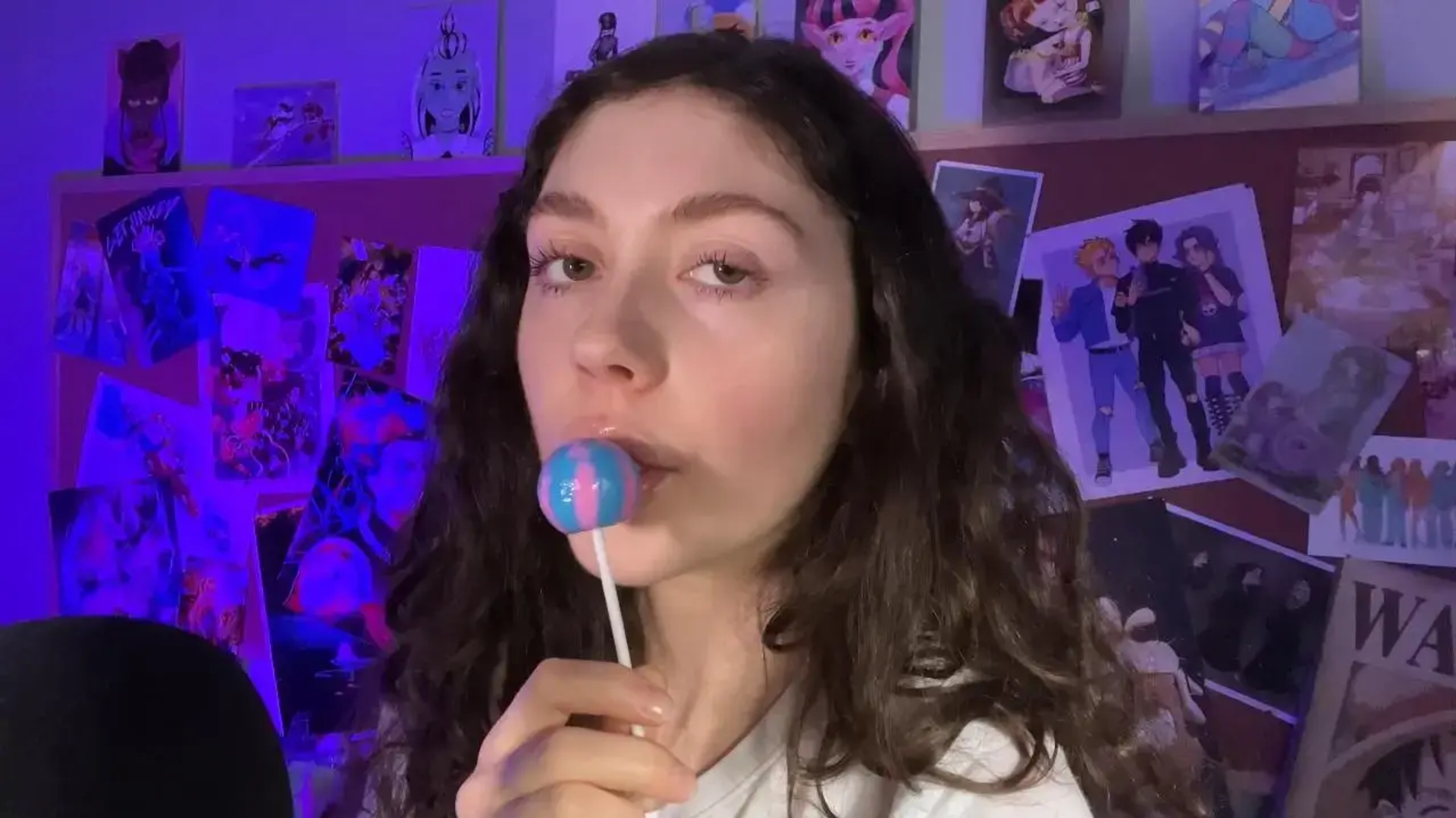 ASMRmpits Lollipop Licking
