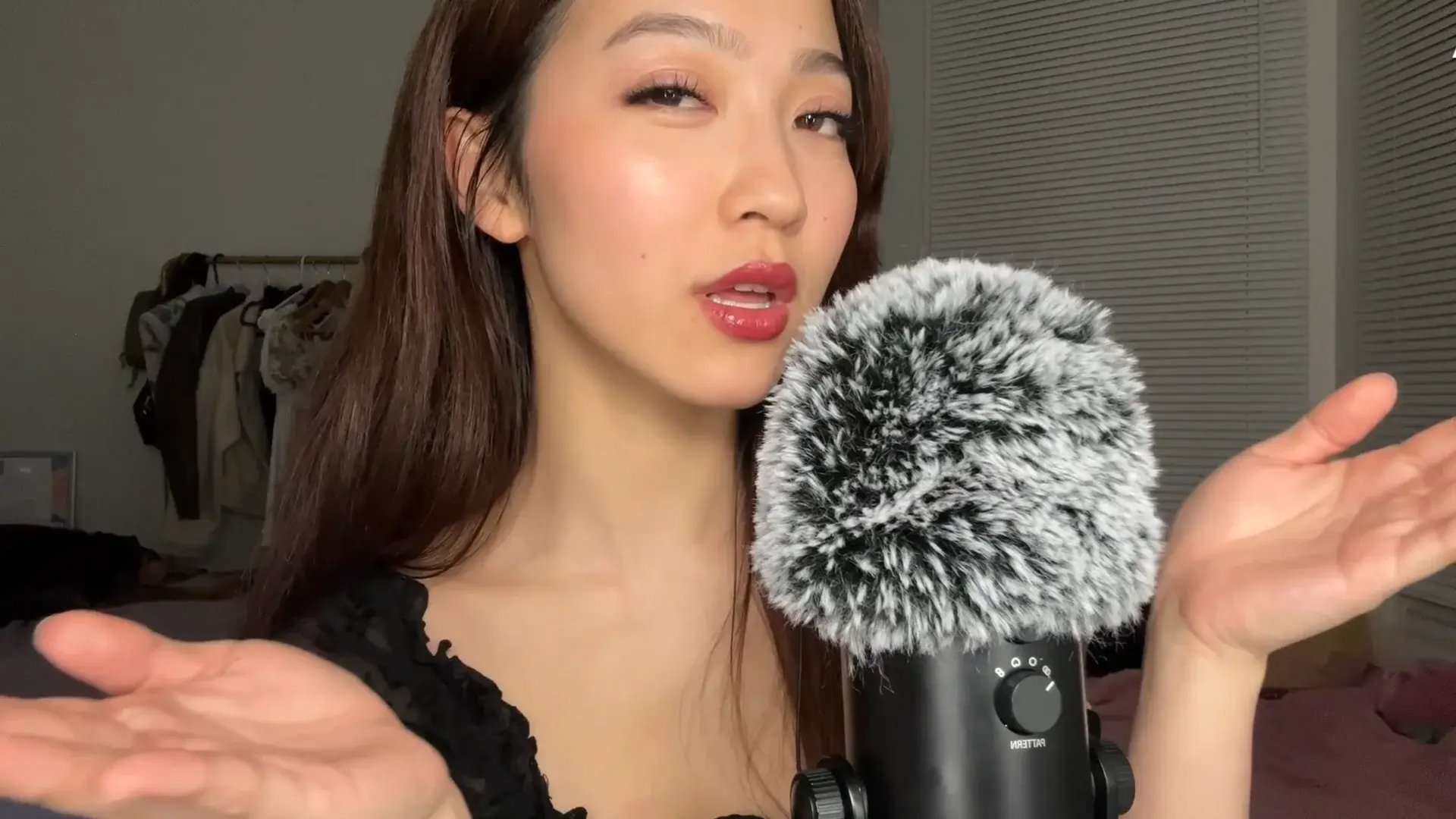 Cloud Crystal ASMR Fluffy Mic Kisses