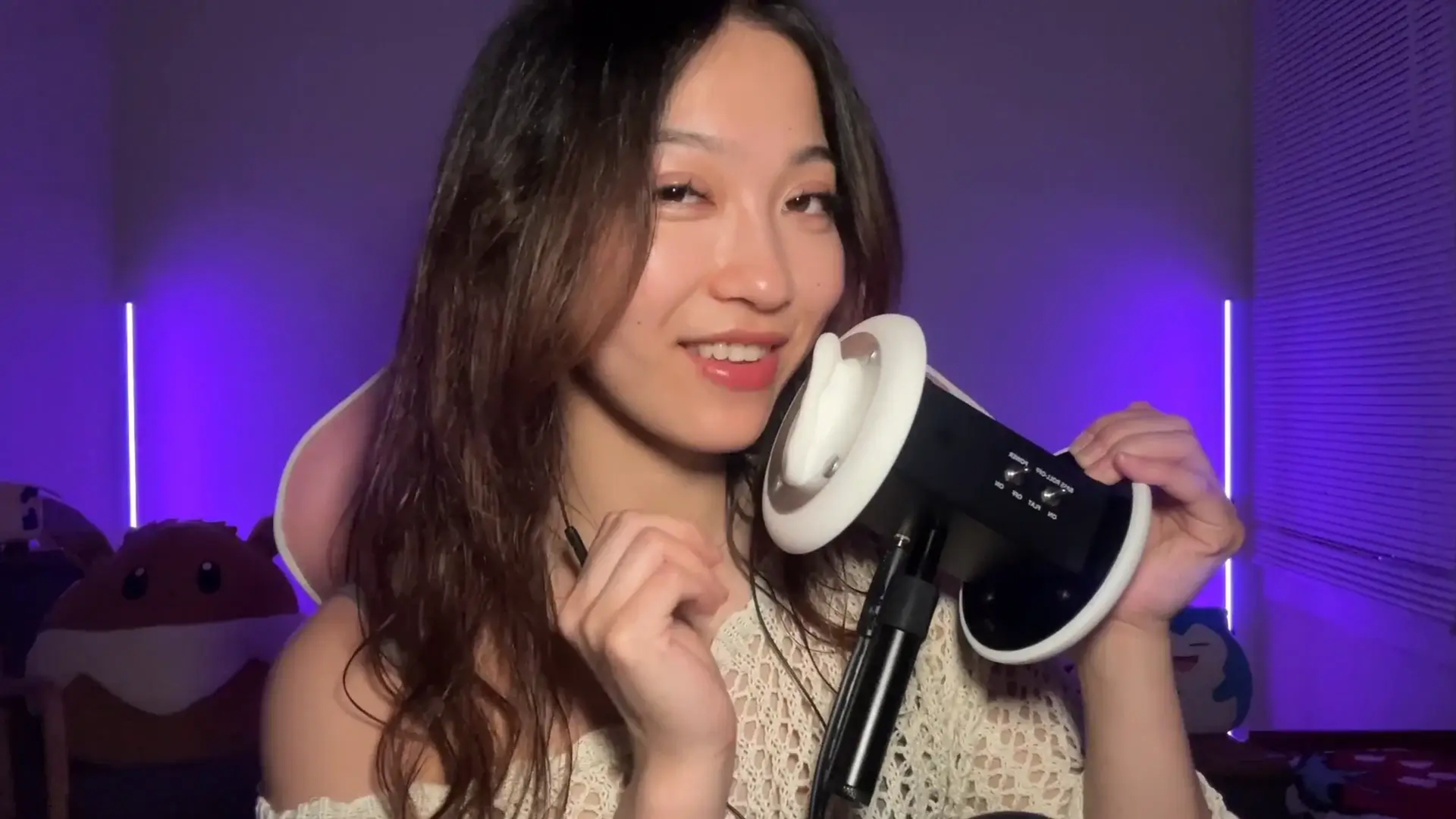 Cloud Crystal ASMR Slow Ear Licking with Random Visuals