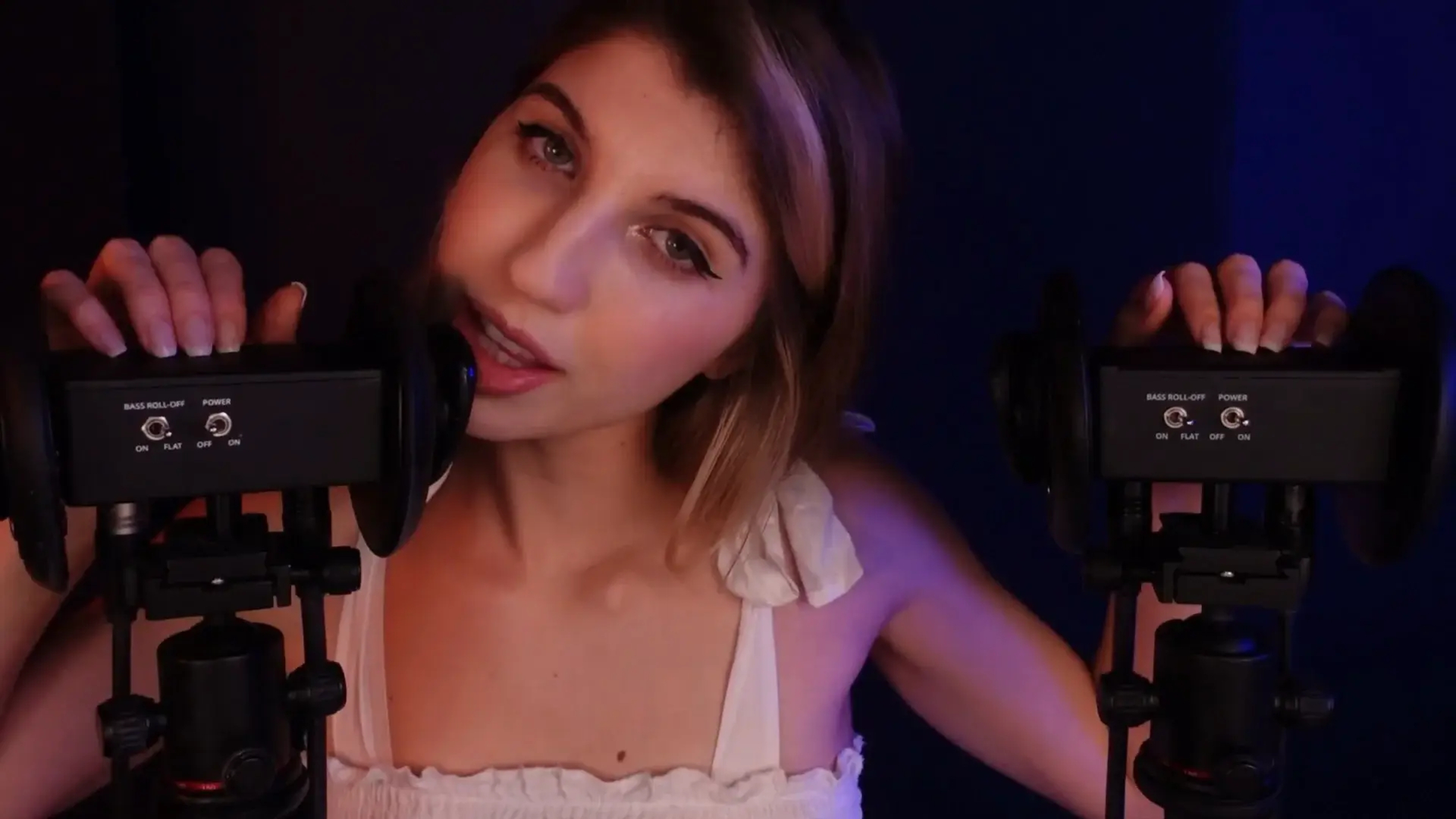 FrivolousFox ASMR 2Million Subs Ear Licking Kissing  Video