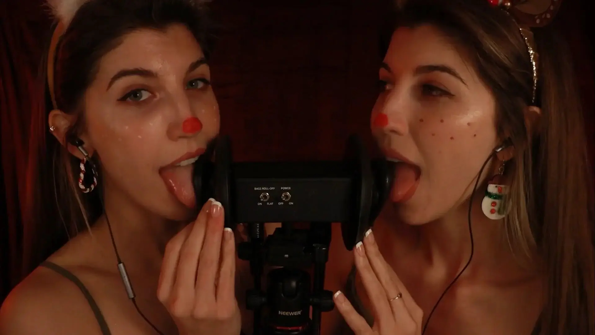 FrivolousFox ASMR Twin Reindeer Ear Eating Dec Exclusive