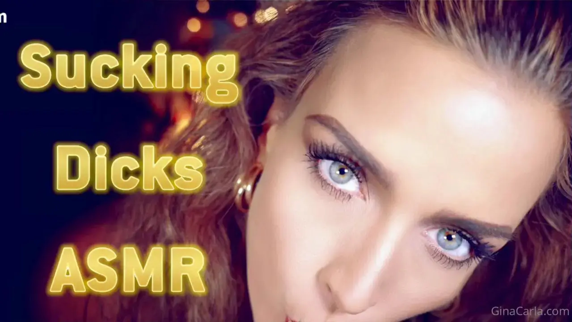 Gina Carla ASMR Sucking & Eating Dick Candy