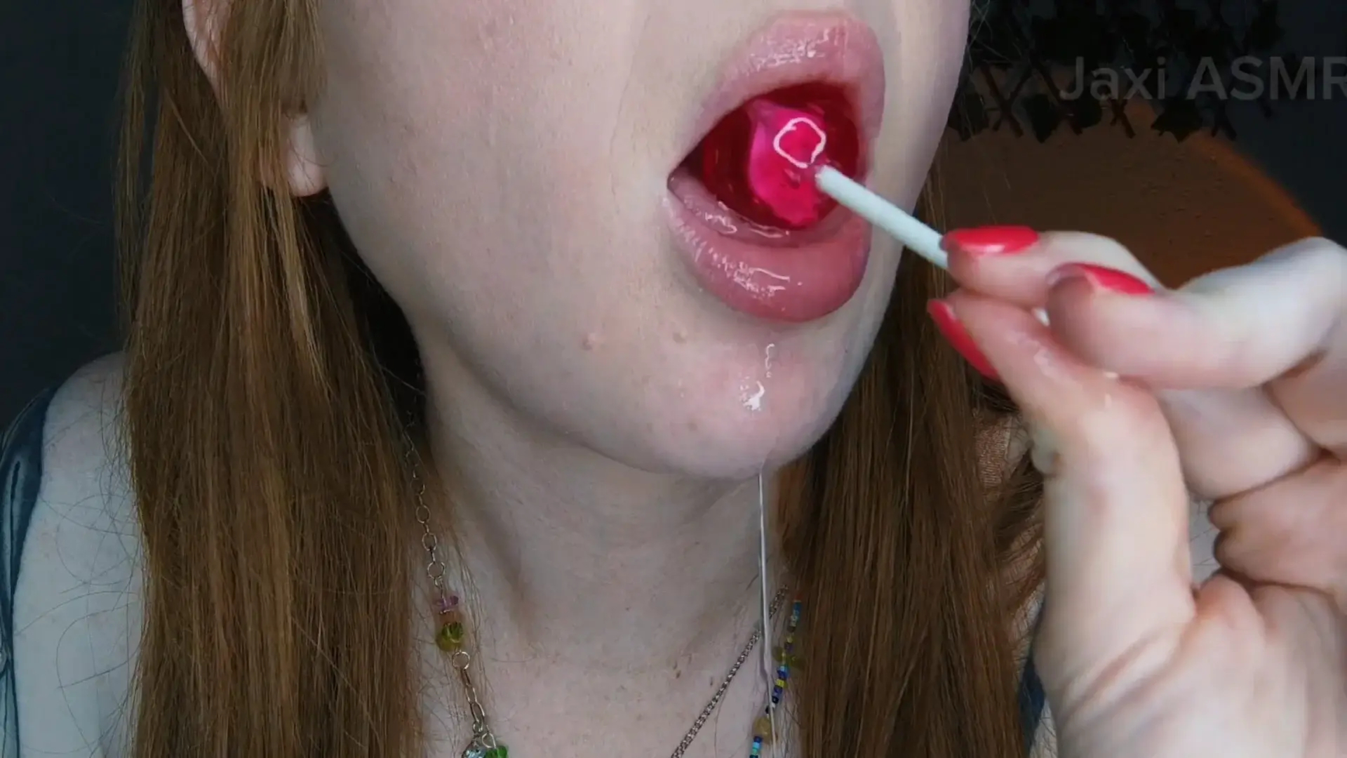 Jaxi ASMR Spitty Lollipop