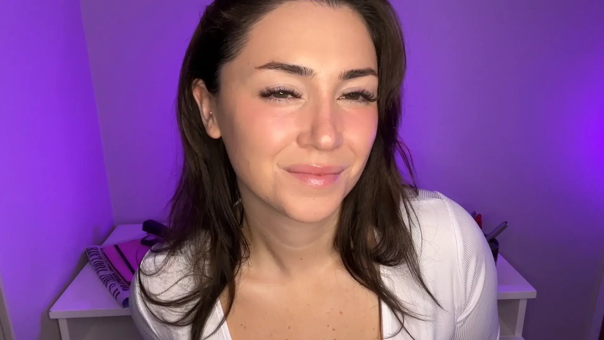 Katie Moore ASMR Your Office Crash Roleplay