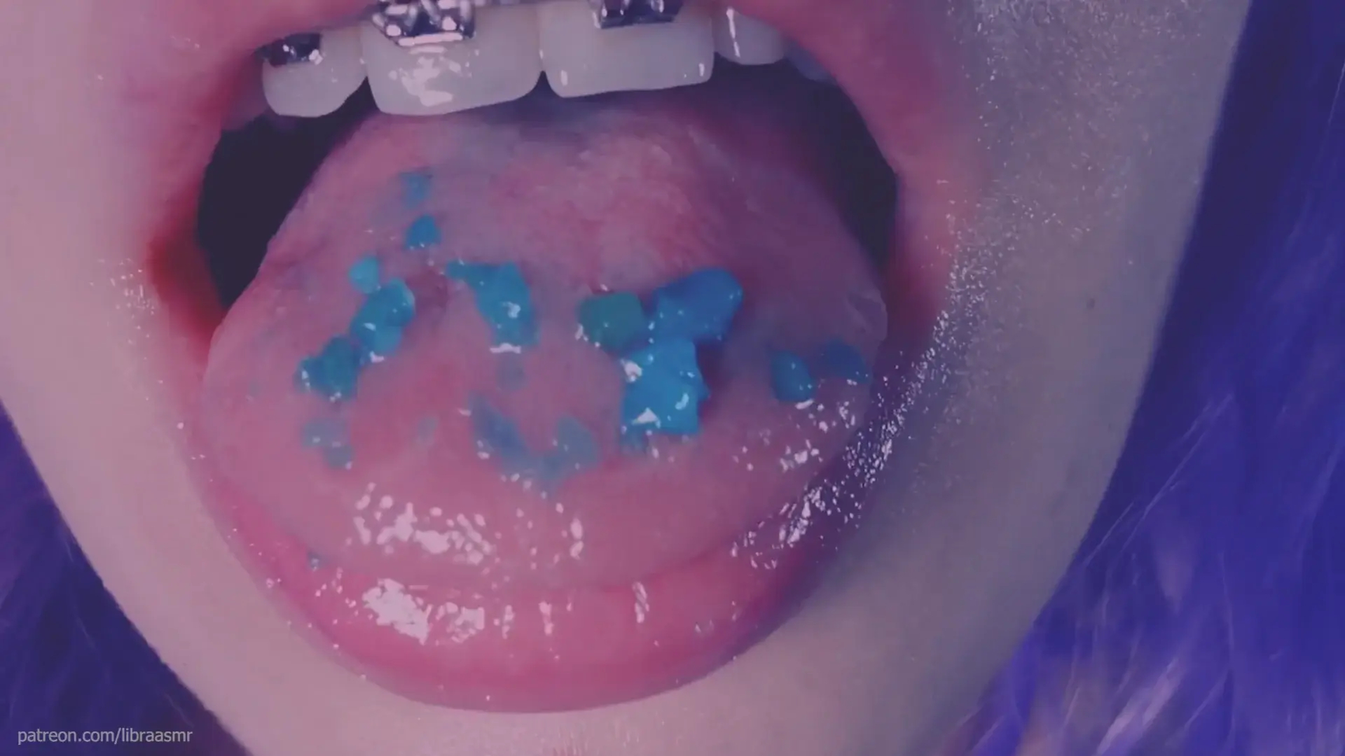 Libra ASMR Blue Pop Rock Tongue Sounds