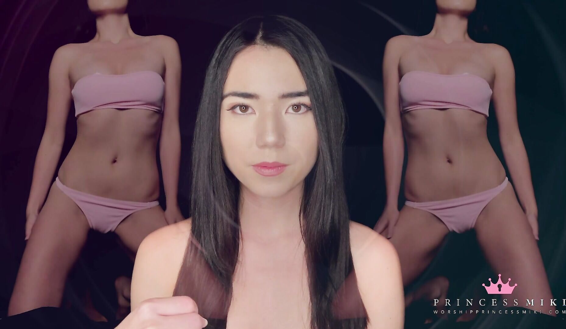 Princess Miki - Encouraging Meditational CEI - ManyVids - milf - femdom - asian - brunette - natural tits - dirty talk - pov - solo - fetish