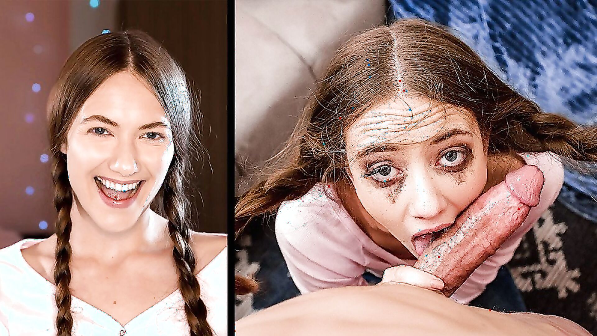 Samantha Hayes - Makeup Slut - LookAtHerNow - LookAtHerNow - pov - blowjob - big dick - deepthroat - facial - hairy pussy - amateur - brunette - pussy