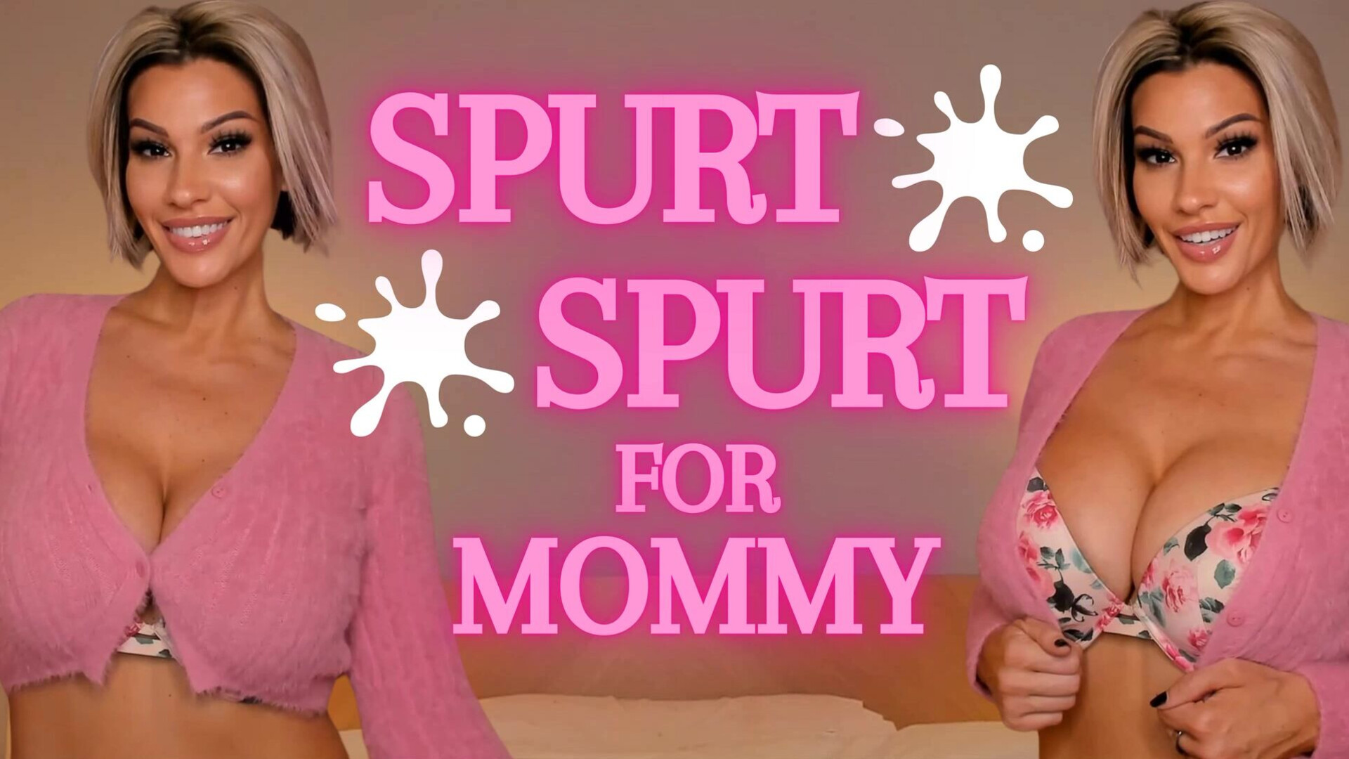 AdrienneLuxe - Spurt Spurt for stepMommy - ManyVids - pov - blonde - solo - fetish - big tits - dirty talk - jerk off instruction - gooning