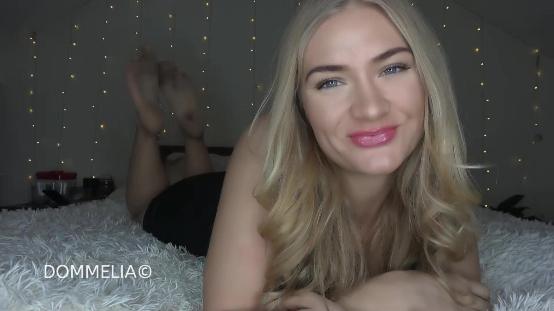 Goddess Dommelia - Chastity Edging Filthy Feet Tease - ManyVids - feet - tease - blonde - milf - big tits - femdom - fetish - dirty talk - pov