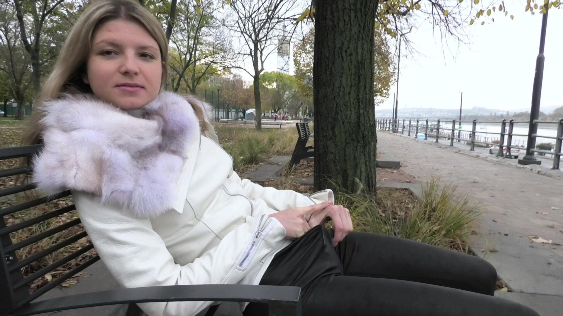 Gina Gerson - Public Sex High Heels Leggings - ManyVids - high heels - public - blonde - pov - small tits