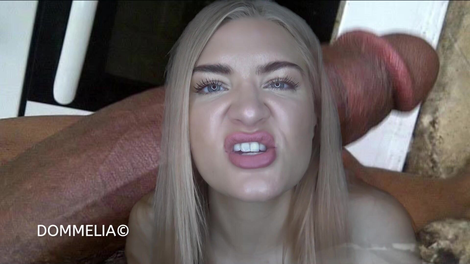 Goddess Dommelia - Turning You Gay Your First Blowbang - ManyVids - gangbang - blonde - milf - big tits - femdom - fetish - dirty talk - pov