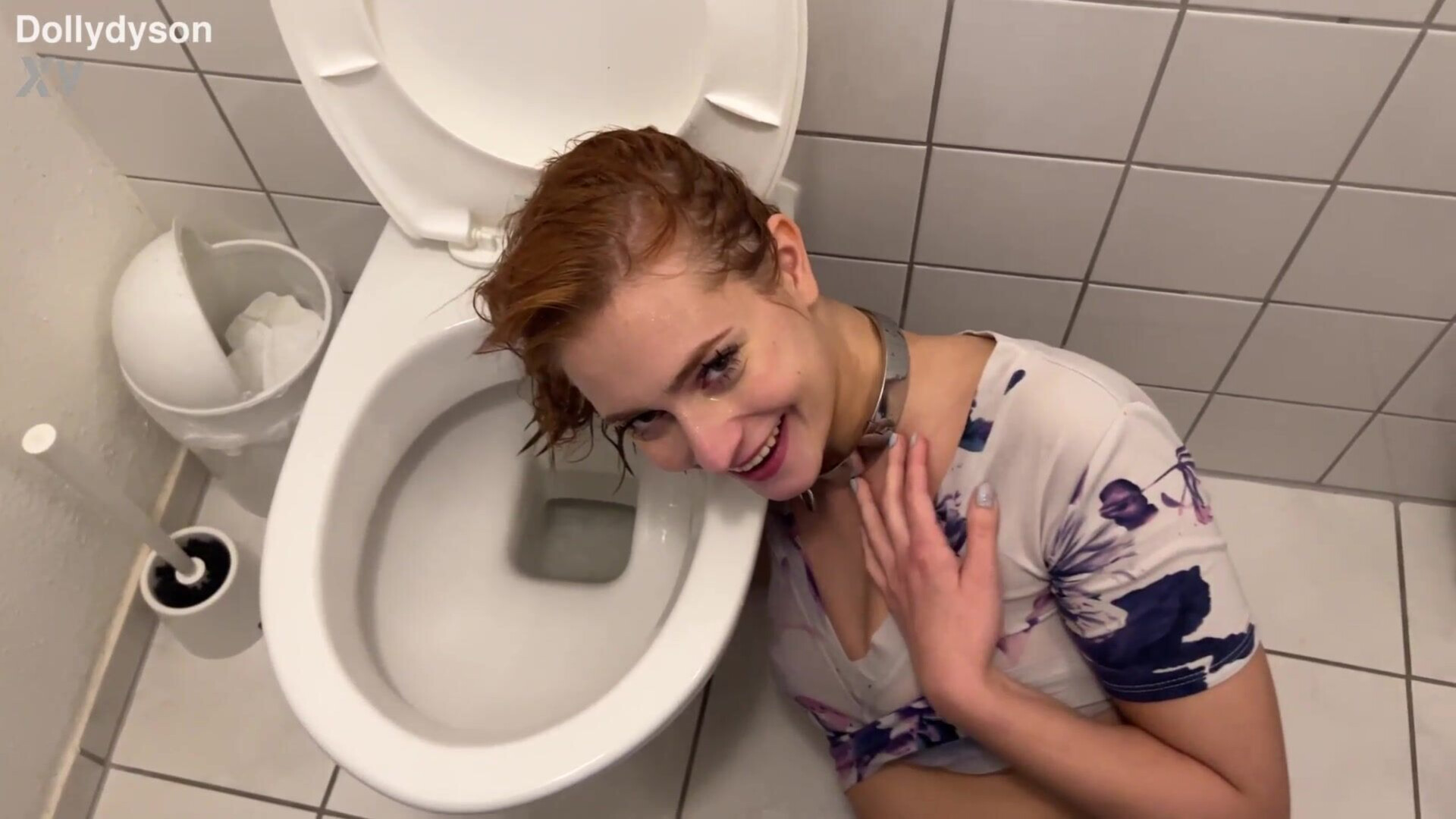 Dolly Dyson - I’m a toilet for a day - XVideosRed - hardcore - teen - redhead - pov - small tits - natural tits - fetish