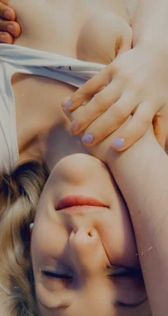 ErikaSwingz - 18 Year Old and Hubby Make Me Cum - ManyVids - teen - blonde - milf - big tits - natural tits - pov - blowjob