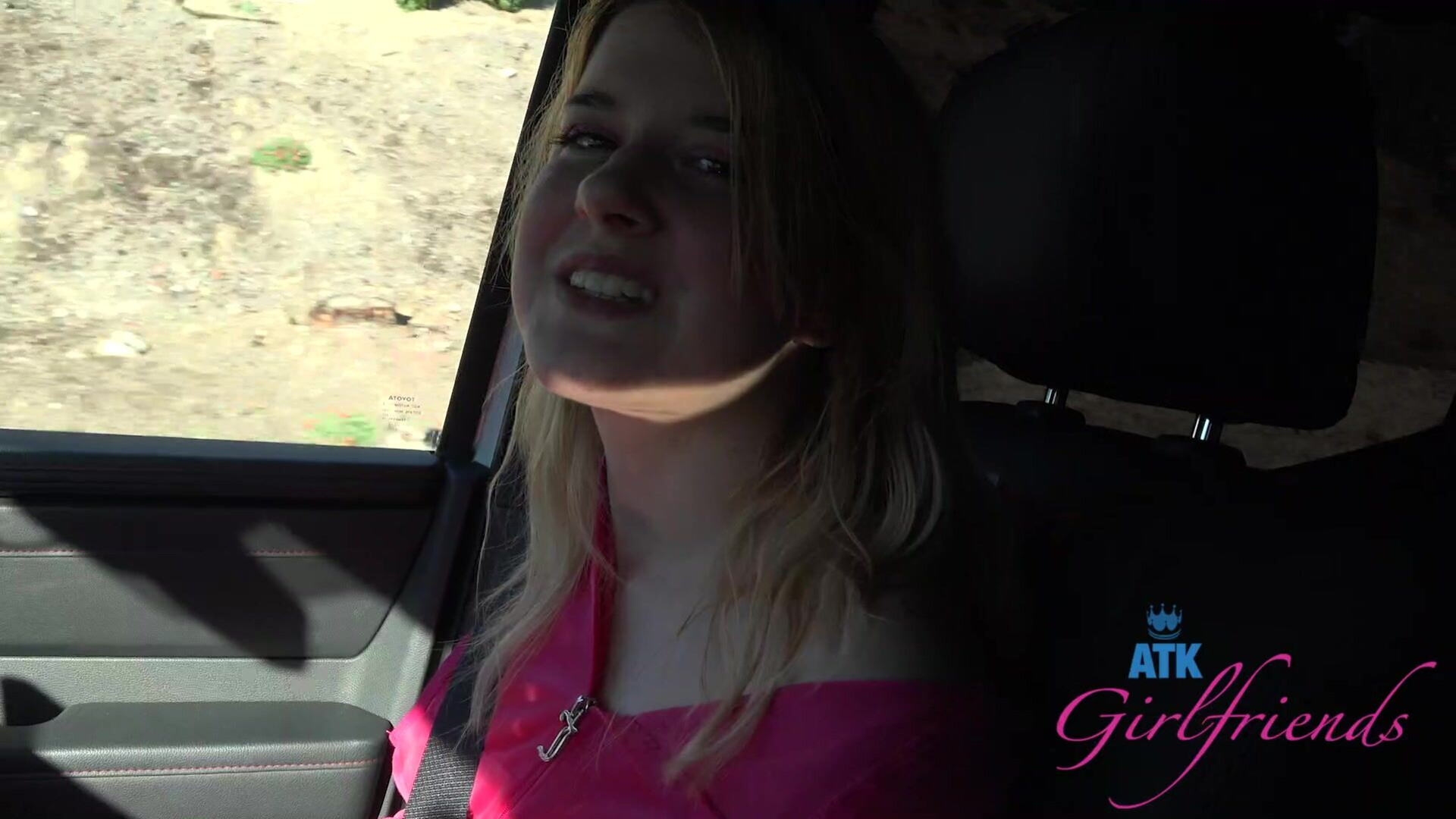 Dez Hansen - Farm Date 1 - ATKGirlfriends - ATKGirlfriends - small tits - hairless pussy - stepdad - blonde - blowjob - tits - footjob - handjob - outdoor