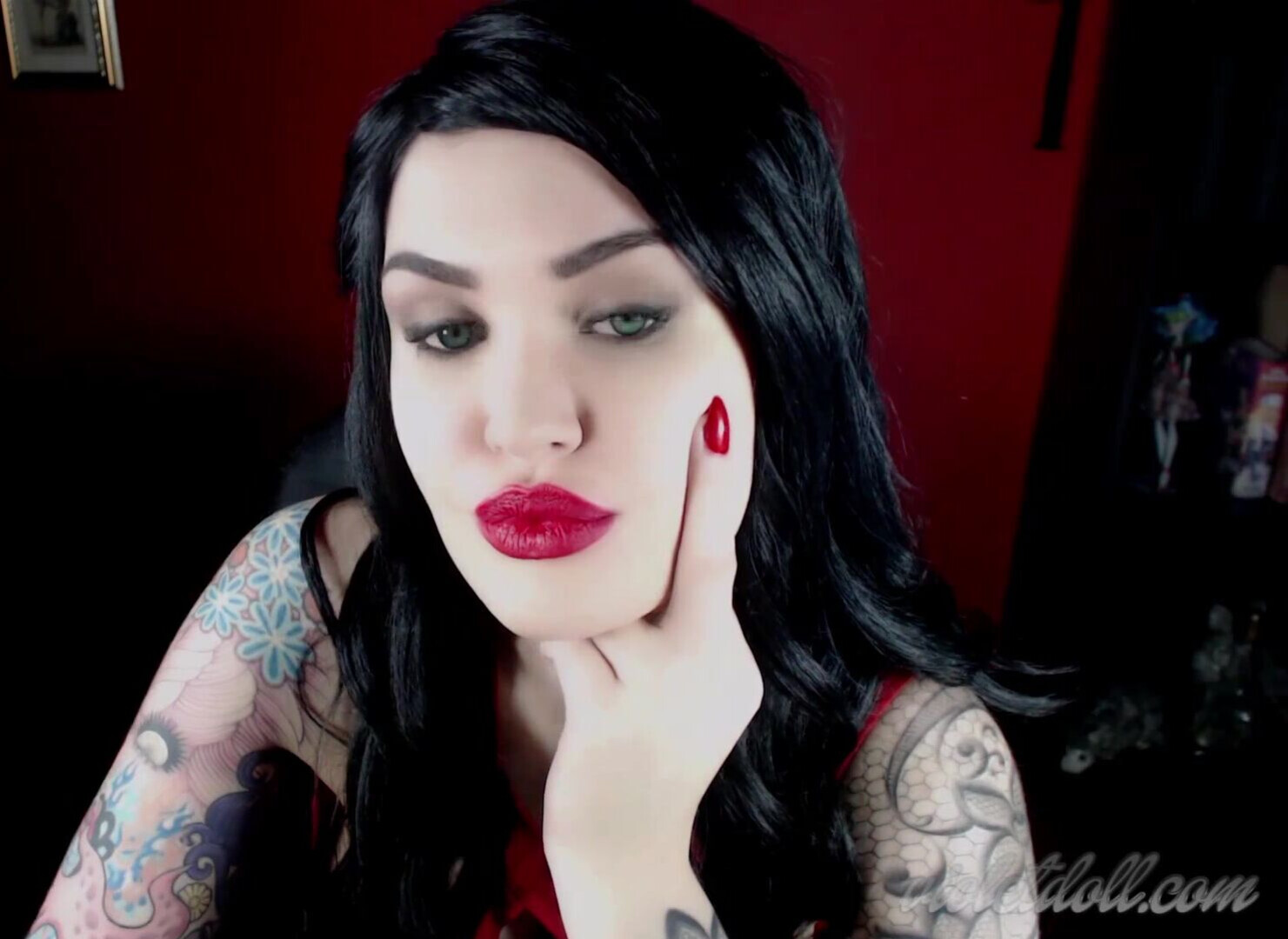 Violet Doll - Fuck You - ManyVids - femdom - devot - fetish - dirty talk - pov - big tits - tattoo - solo