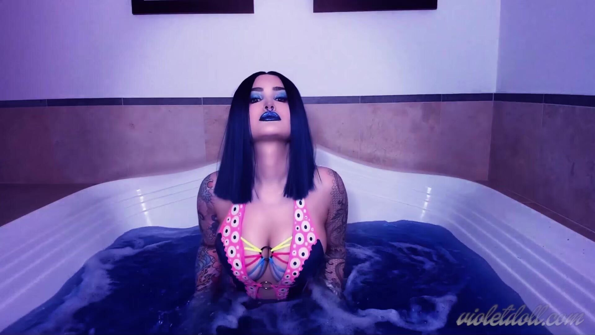 Violet Doll - Tentacle Tease - ManyVids - tease - femdom - devot - fetish - dirty talk - pov - big tits - tattoo - solo