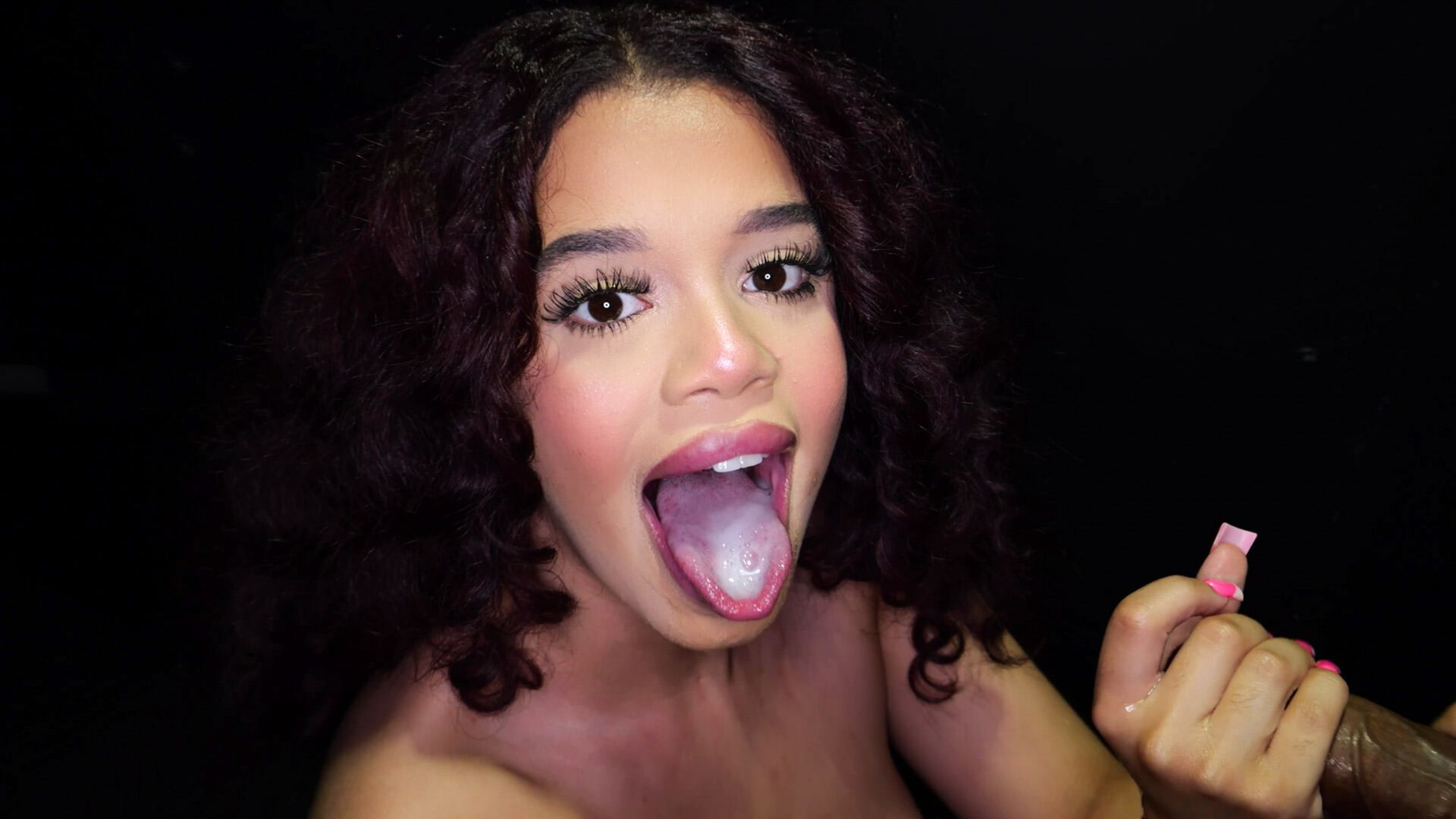 Archer Ali's First Gloryhole - GloryHoleSecrets - Gloryholesecrets - natural tits - big dick - interracial - deepthroat - blowjob - black - handjob - tits - gonzo