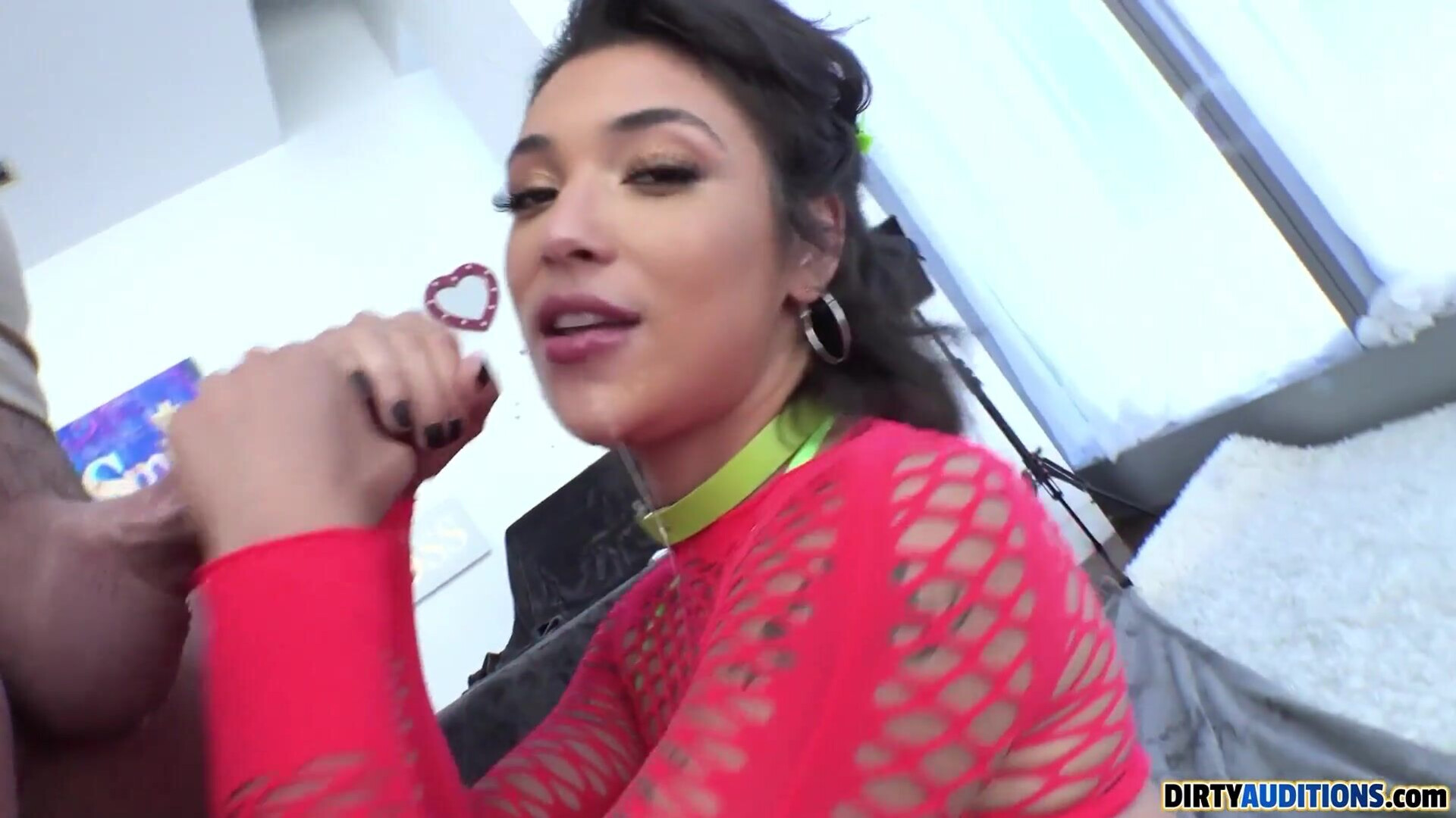 Brooklyn Grey - She Loves Getting Face Fucked! - DirtyAuditions - DirtyAuditions - pov - big dick - deepthroat - blowjob - tattoo