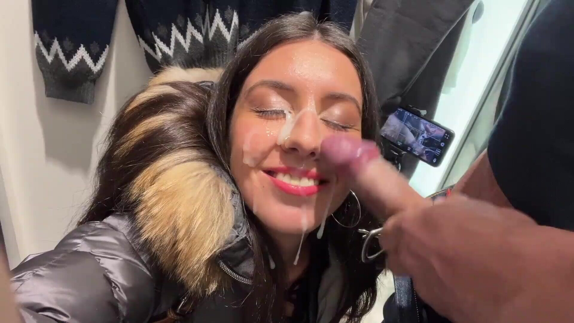 Katty West - Cumwalk in Public Shopping Mall - Facial Cum Dripping - XVideosRed - facial - public - hardcore - pov - milf - big dick - big tits - brunette