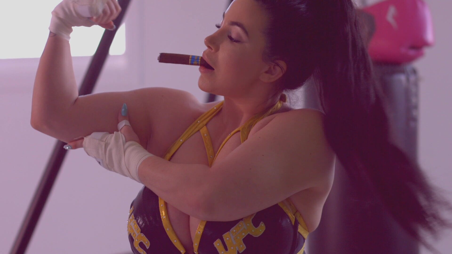 Korina Kova - Boxing and Tough Talk - ManyVids - virtualsex - big tits - dirty talk - pov - solo - teen