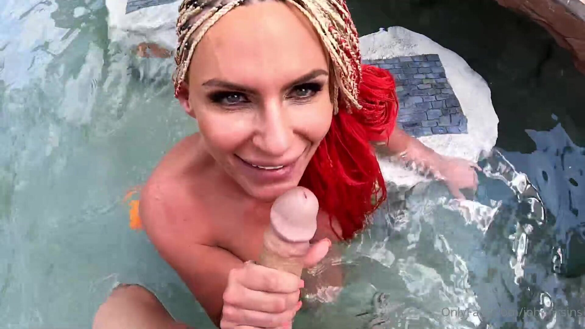 Johnny Sins - Brand New Phoenix Marie Pool Splash - OnlyFans - blowjob - pov - big dick - deepthroat