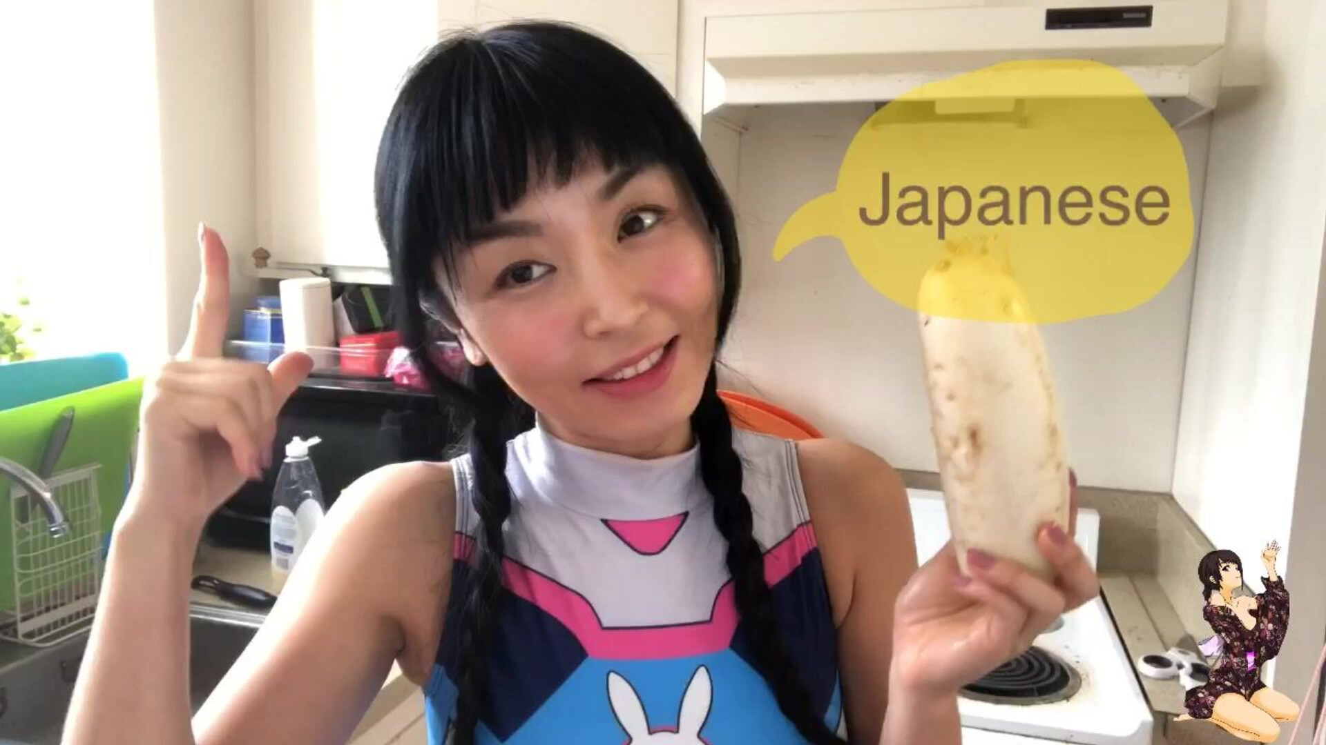 MaricaHase - Sexy Cosplay Cooking And Masturbation - ManyVids - cosplay - masturbation - asian - milf - small tits - pov - natural tits - brunette