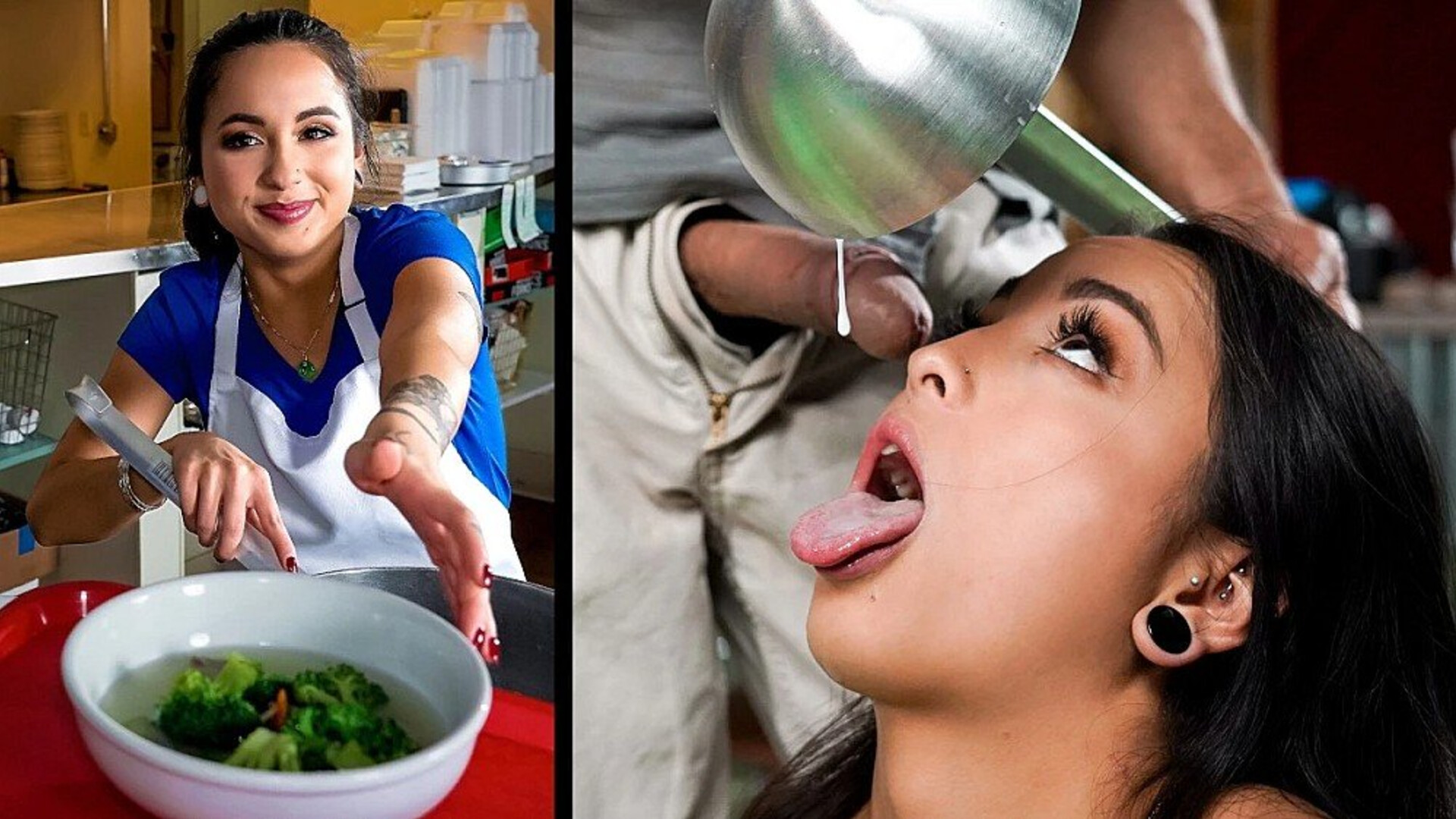 Mi Ha Doan - A Hot Meal - LookAtHerNow - LookAtHerNow - pov - blowjob - big dick - deepthroat - facial - natural tits - small tits - amateur - anal