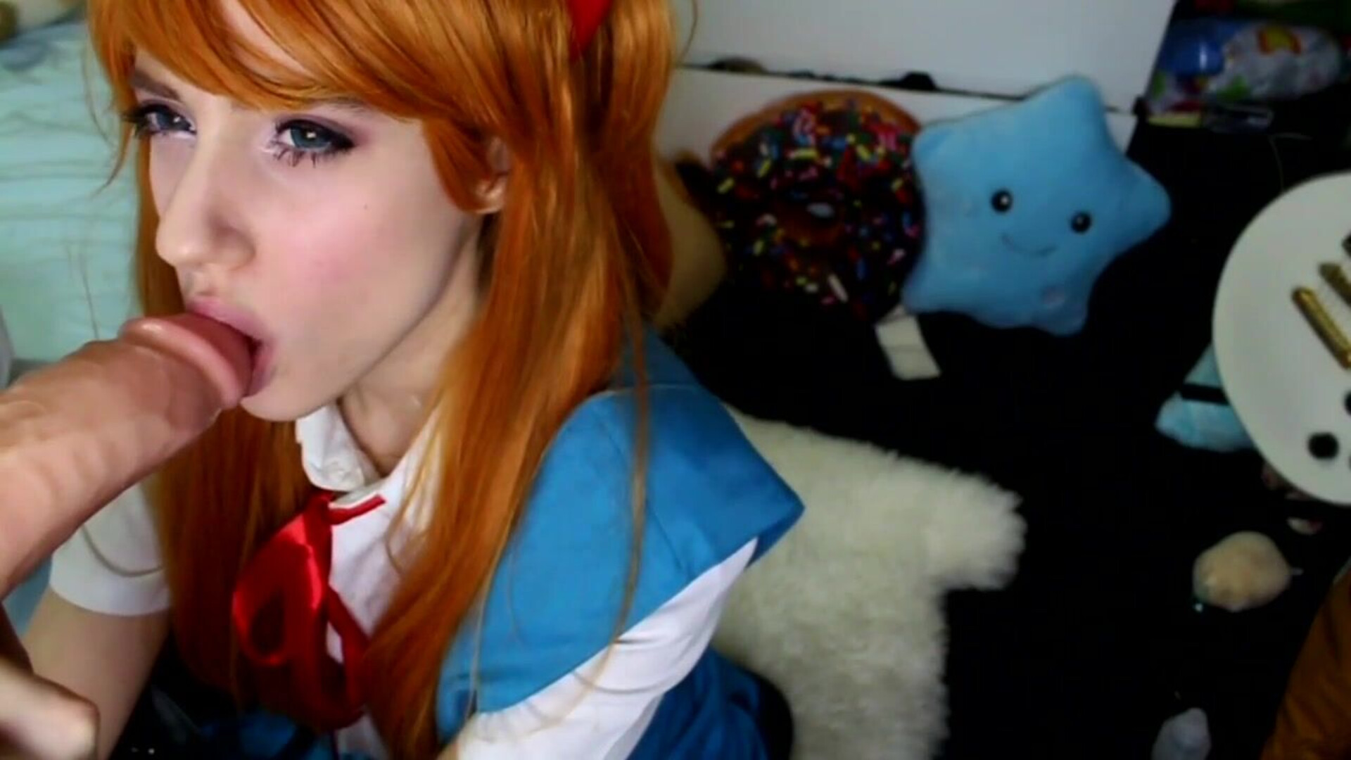 Lana Rain - Asuka Convinces Herself Its Just 4 Money - ManyVids - cosplay - big tits - teen - fake tits - pov - dirty talk