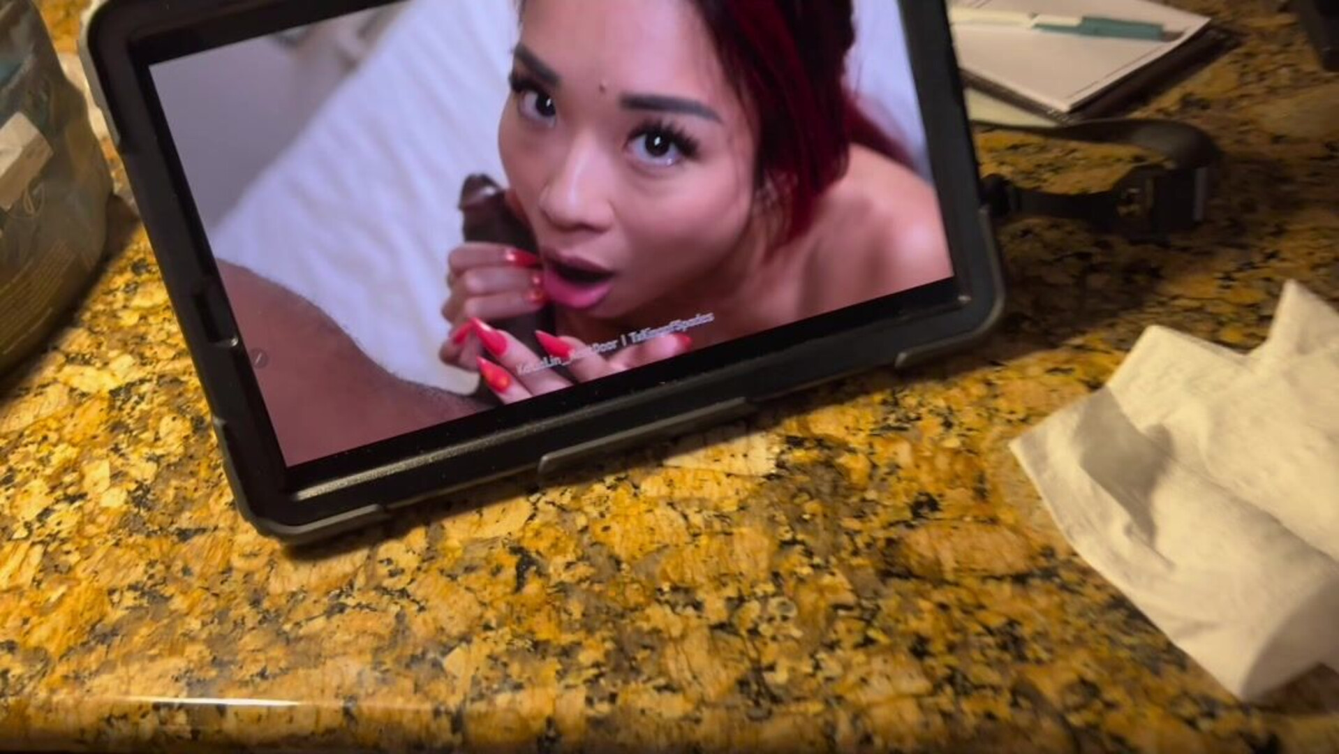 Robb Nation - Masturbating to my own video with Katie - ManyVids - masturbation - bbc - blowjob - big dick - pov - deepthroat - interracial