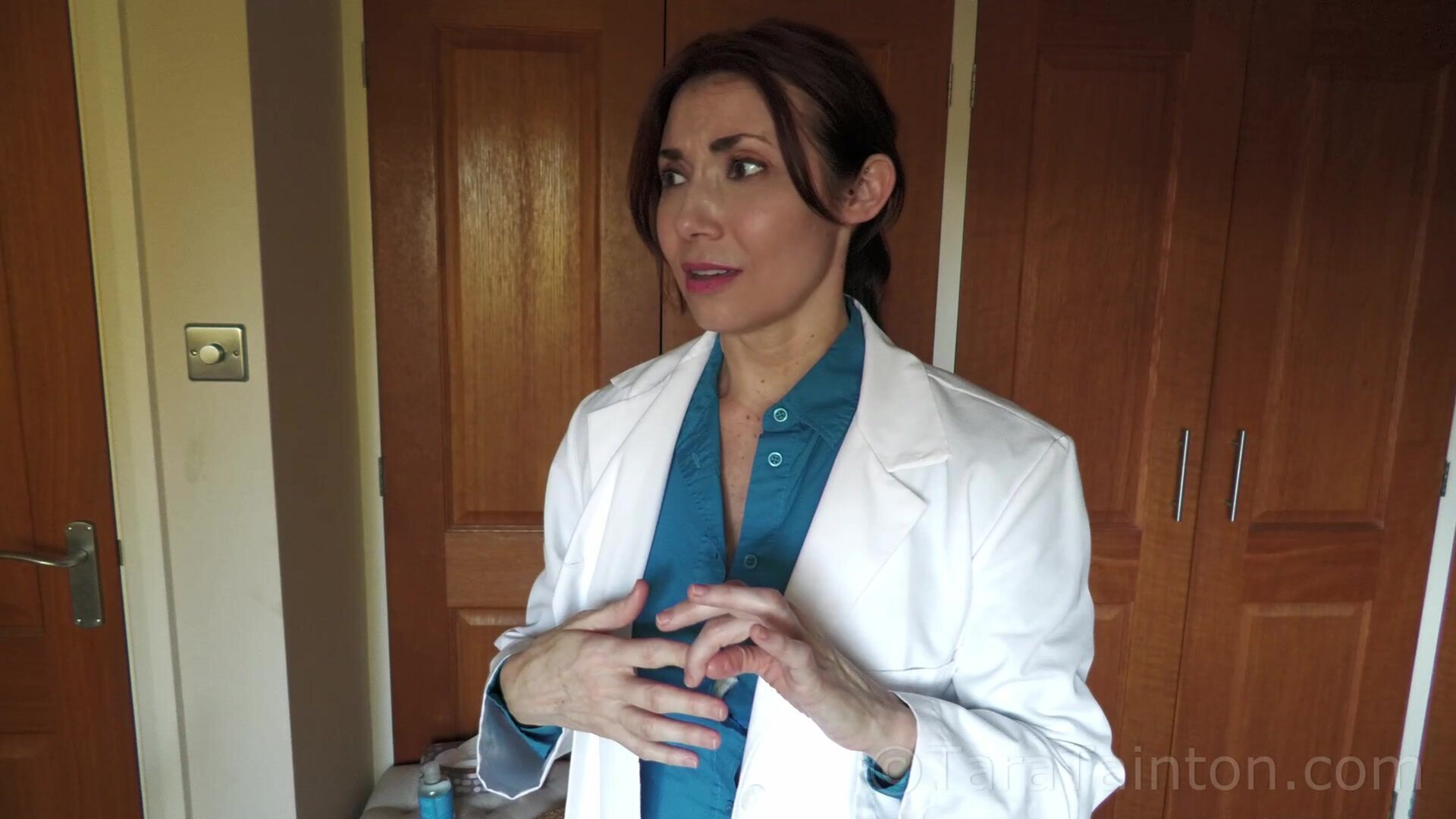 Tara Tainton - Double Booked At The Sperm Clinic - ManyVids - virtualsex - pov - dirty talk - solo - masturbation - milf - big tits