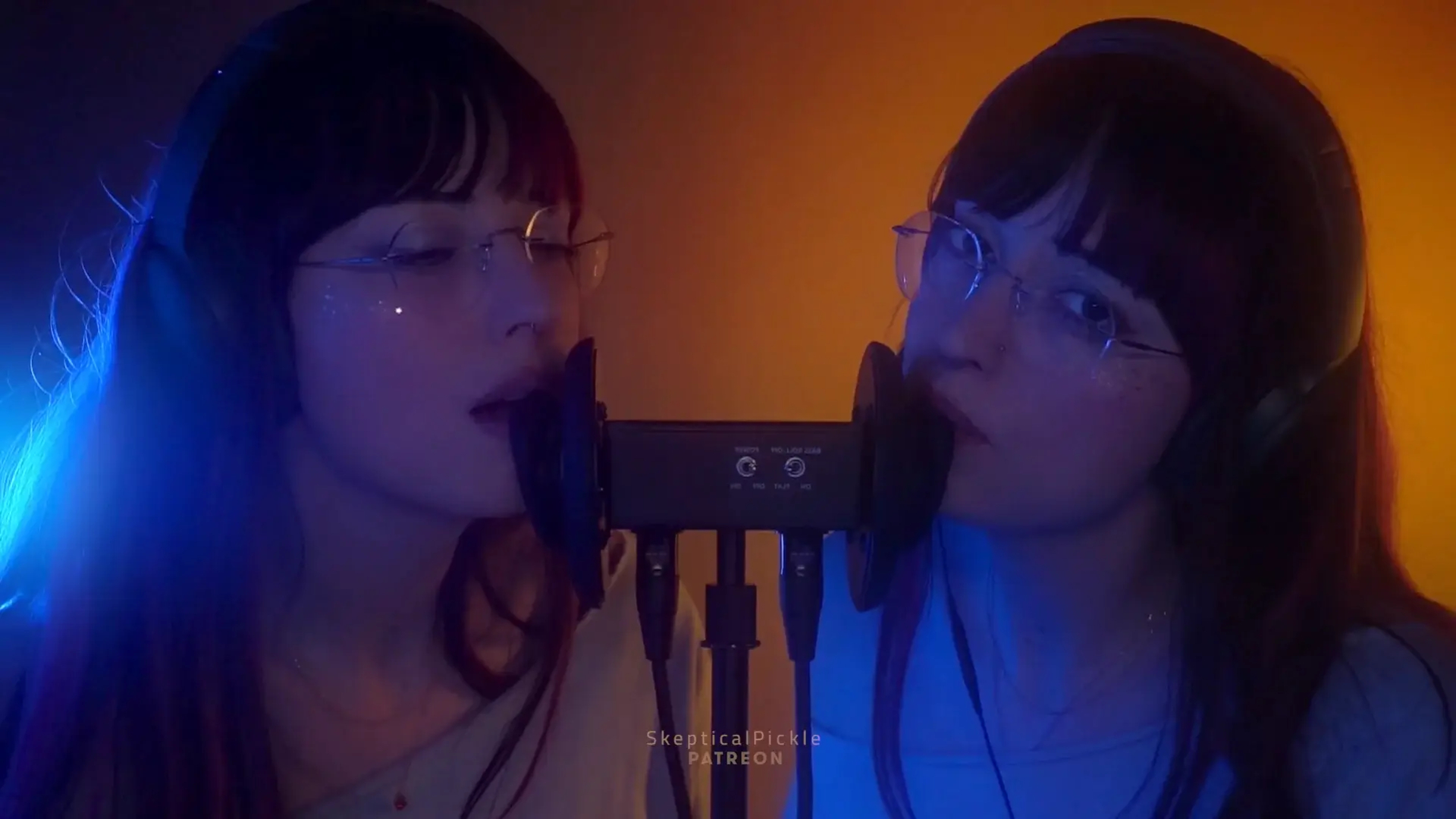 SkepticalPickle ASMR Twin Kissing & Soft Moans