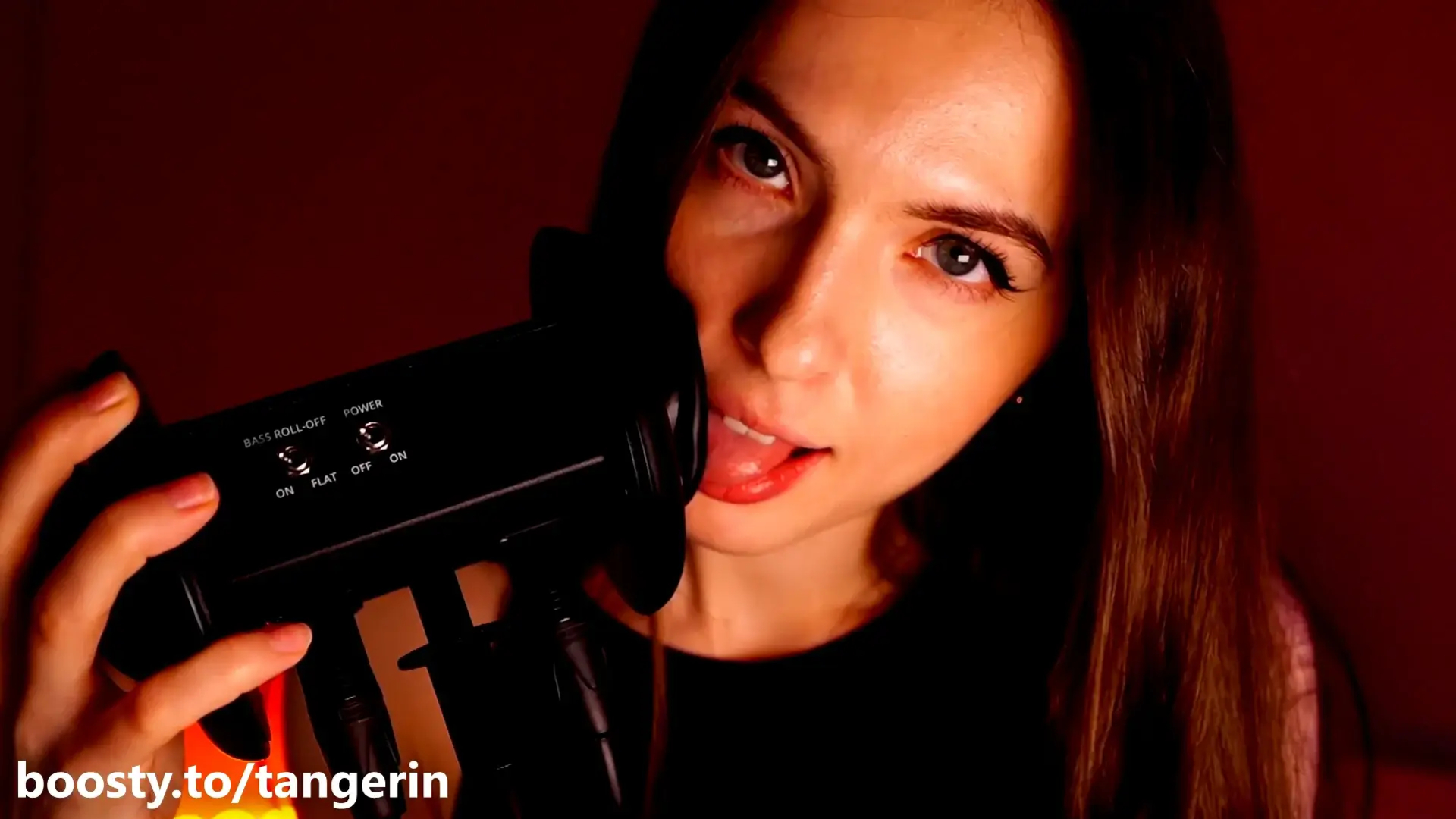 Tangerin ASMR Close Ear Licking & Lipping Boosty