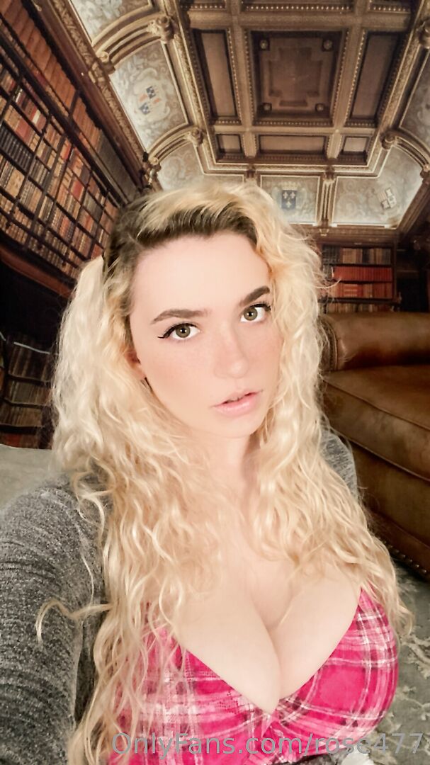 Rose ASMR - hot blonde with huge natural tits!