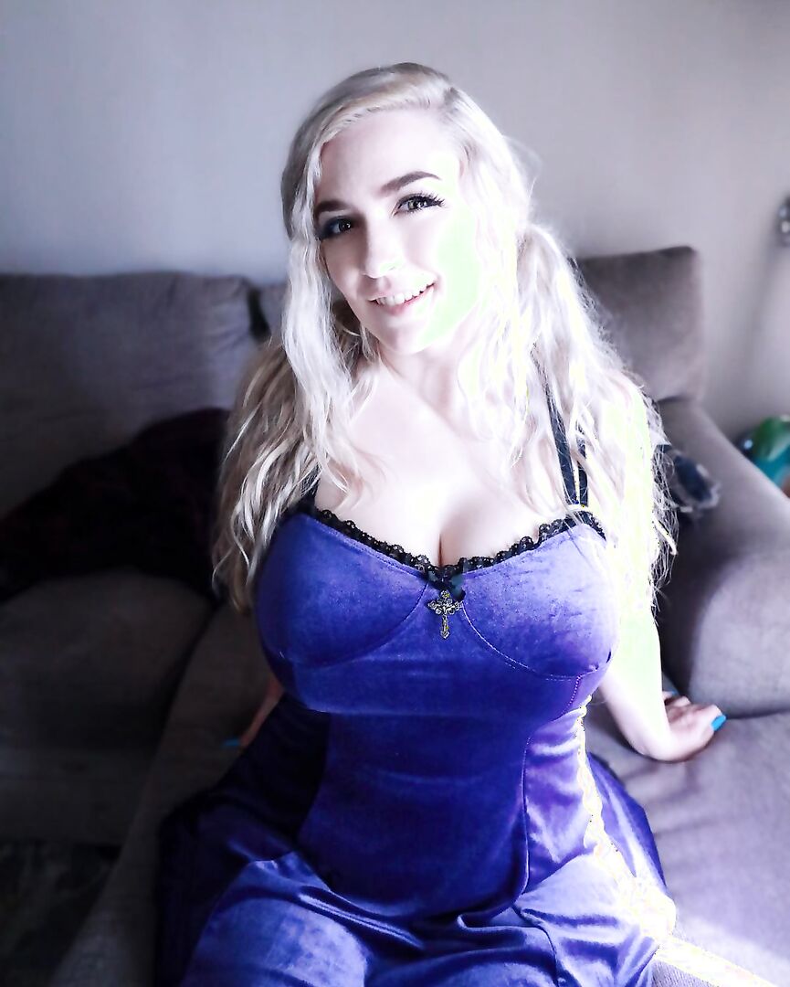 Rose ASMR - hot blonde with huge natural tits!