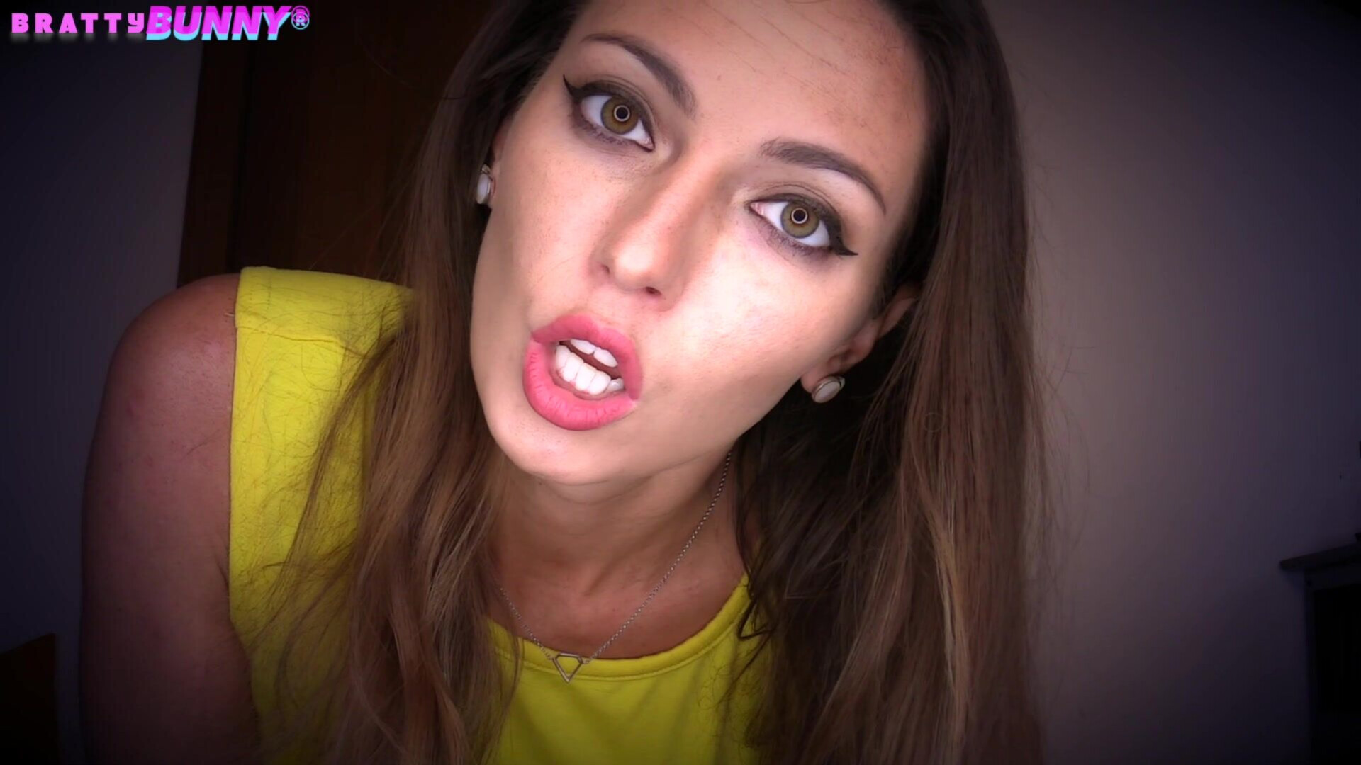 Bratty Bunny - Ruin Orgasm And Eat Cum - ManyVids - femdom - dirty talk - pov - fetish - milf - natural tits - devot - small tits