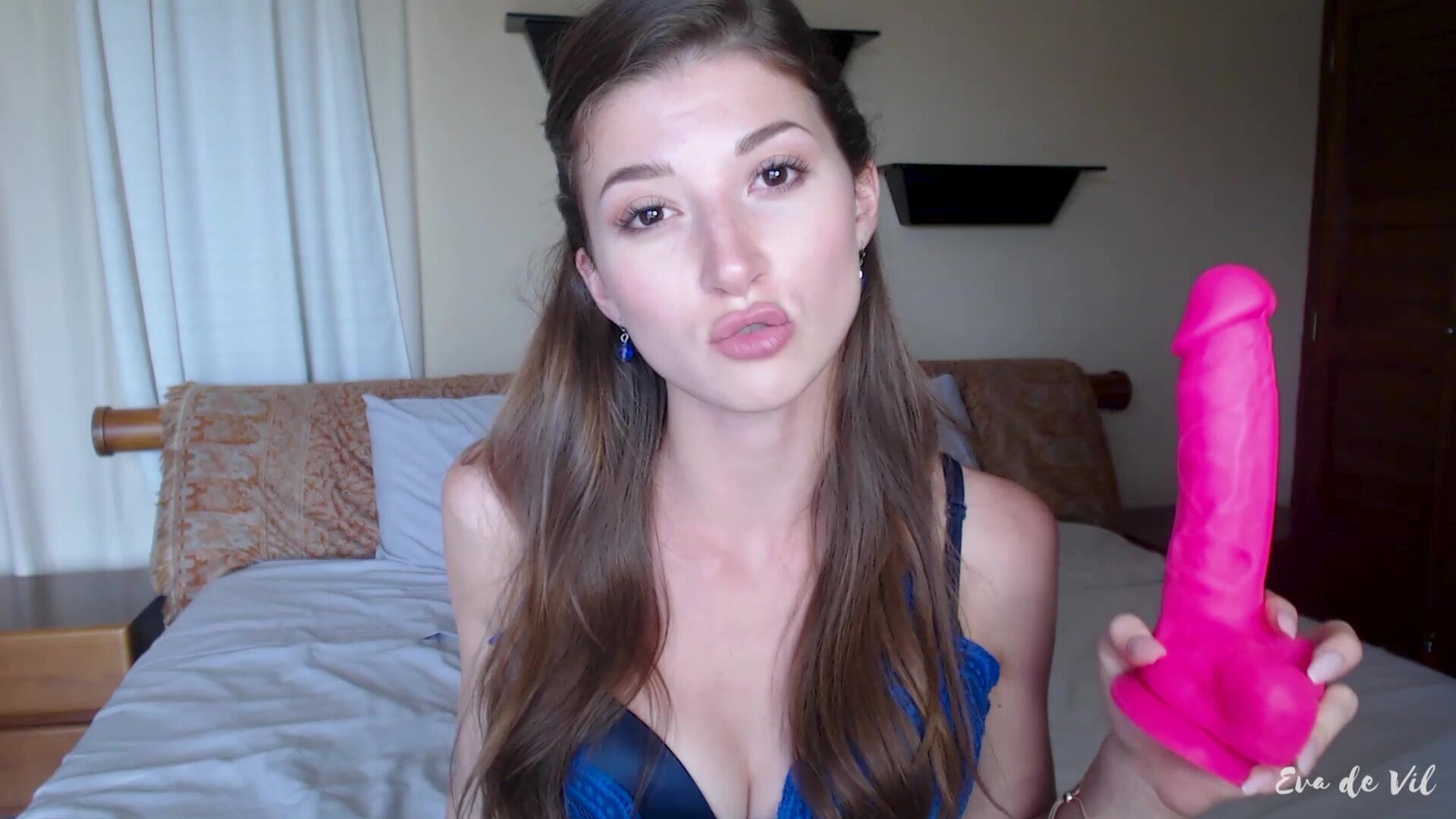 Eva de Vil - 5 Minute Sissy Orgasm - ManyVids - fetish - dirty talk - brunette - femdom - small tits - natural tits - hardcore - pov - solo