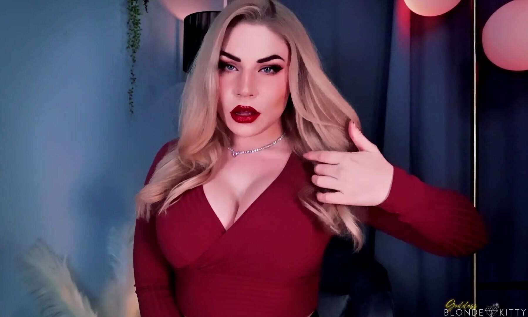 Goddess Blonde Kitty - Step Mommy's Lip Loser - ManyVids - blonde - stepmother - milf - femdom - solo - dirty talk - big tits - fetish - virtualsex