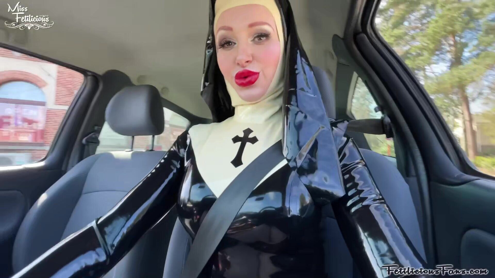 Miss Fetilicious - The Naughty Nun - ManyVids - fetish - hardcore - milf - big tits - latex - pov - femdom - high heels - virtualsex