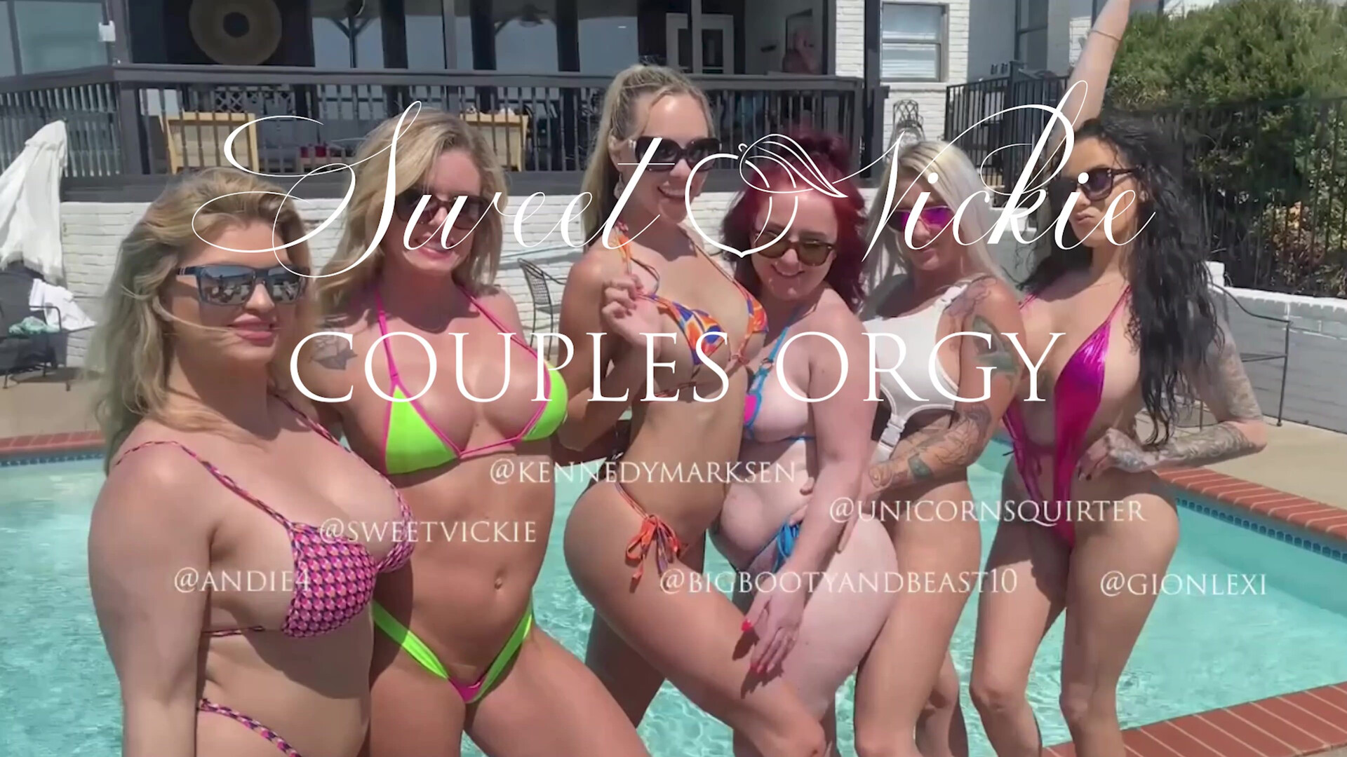 Danny Luckee - Insanely hot couples swap orgy and squirt fest - ManyVids - orgy - squirting - pov - blowjob - big tits - big dick - deepthroat