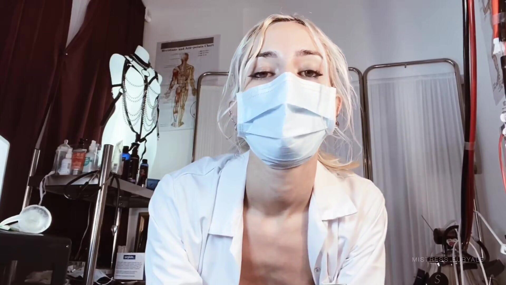 Mistress Euryale - Masturbation Addiction Explained - ManyVids - masturbation - femdom - fetish - dirty talk - blonde - gooning - latex