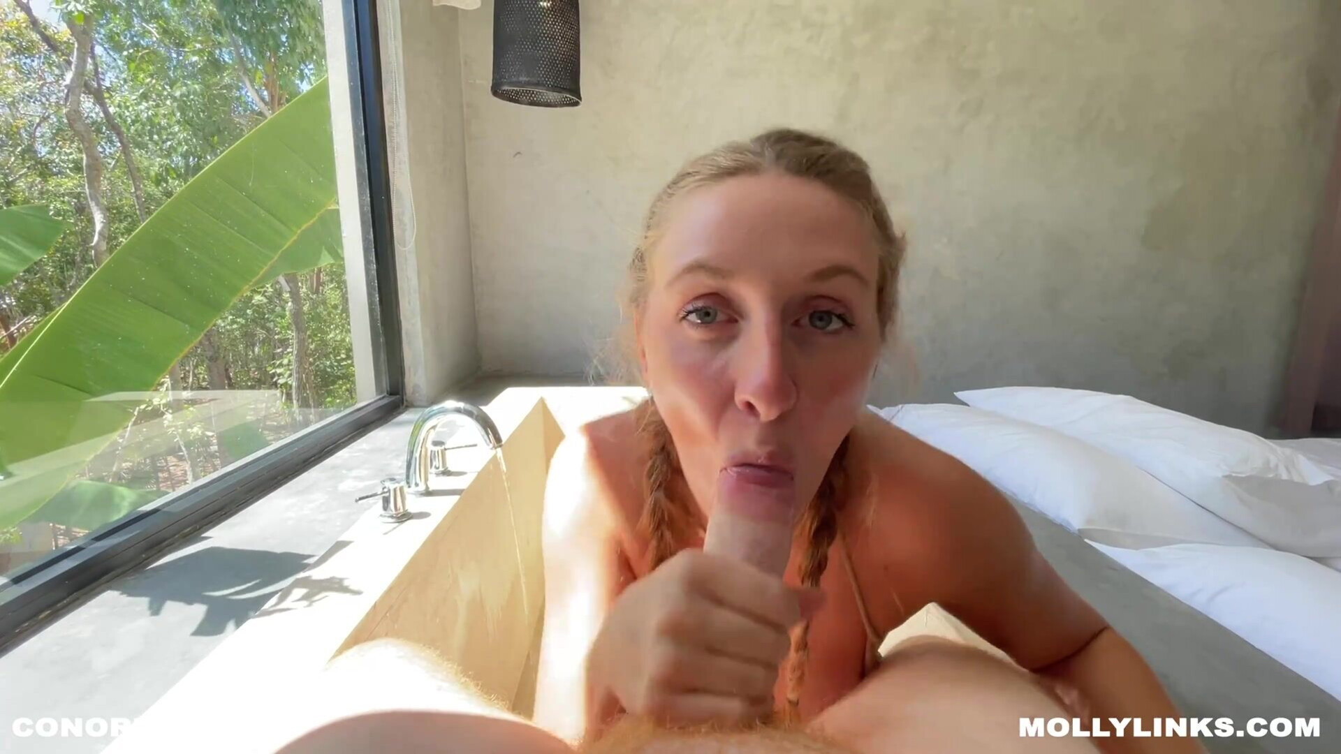 Molly Pills - Bath Time At Our Friends House - OnlyFans - amateur - blonde - big dick - big tits - natural tits - pov - blowjob - teen