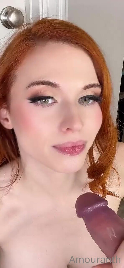 Amouranth - Birthday Slut Gets Fucked Roleplay - Onlyfans - OnlyFans - redhead - pov - big tits - fake tits - dirty talk - virtualsex