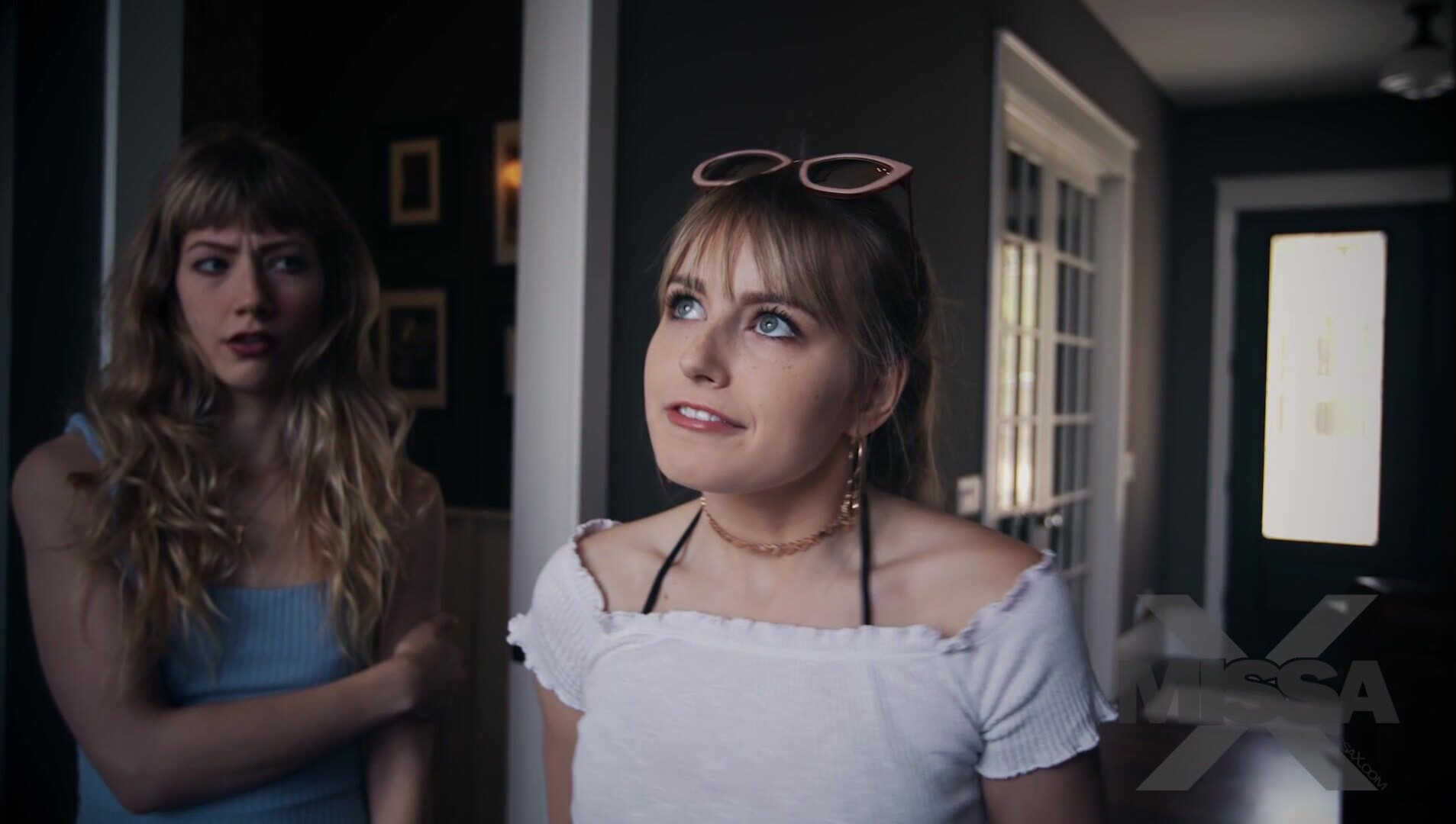 Ivy Wolfe and Scarlett Sage - In Love with Daddy - MissaX - MissaX - stepdad - pov - taboo - dirty talk - creampie - blonde - stepmother - tits - outdoor