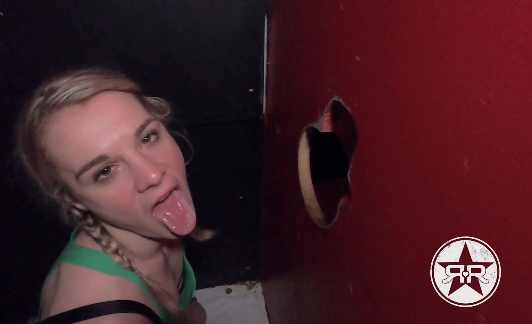 xxxRayRayxxx - The Gloryhole 8 Part 1 - ManyVids - teen - blonde - pov - dirty talk - tattoo