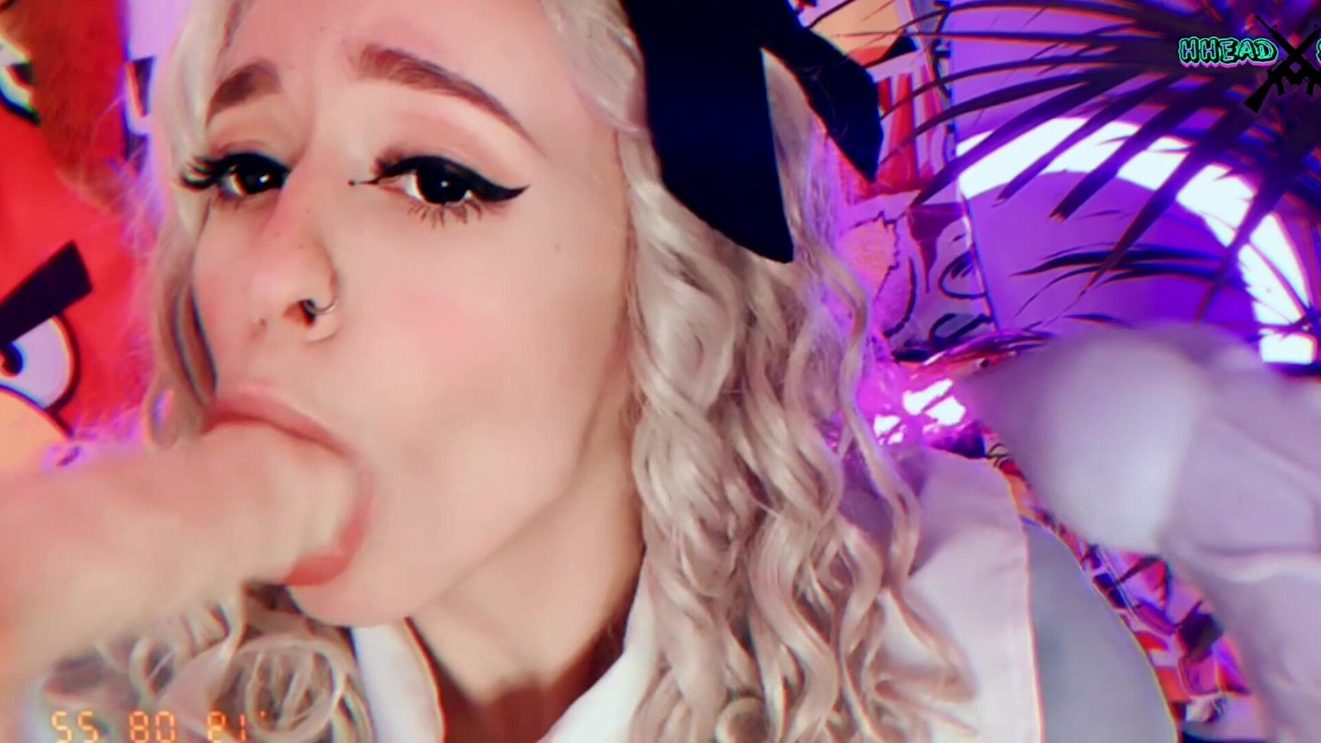 AliceBong - FIRST Double BLOWJOB For Alice - ManyVids - blowjob - teen - natural tits - pov - dirty talk - cosplay - threesome - big dick