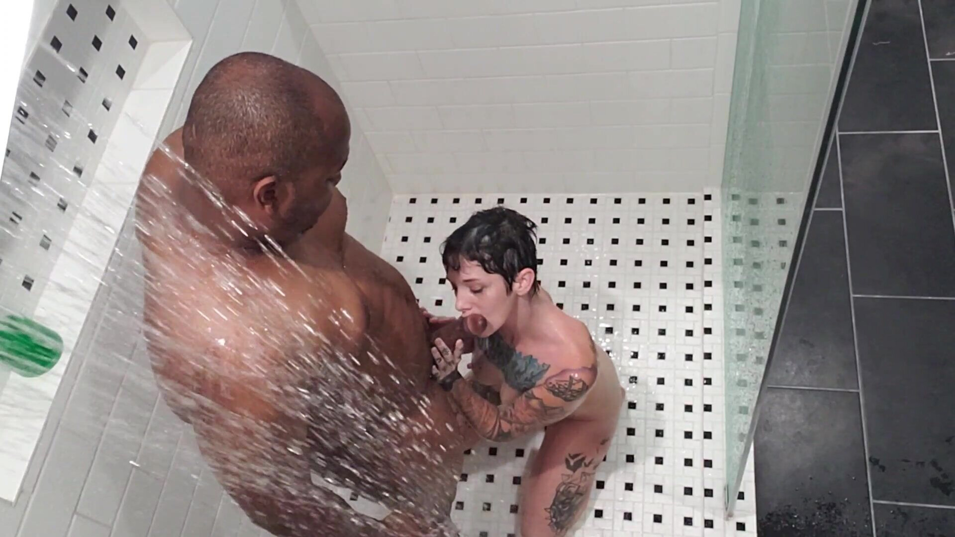 King Cure TV - Fucking Sully Savage In The Shower - ManyVids - bbc - interracial - pov - big dick - hardcore