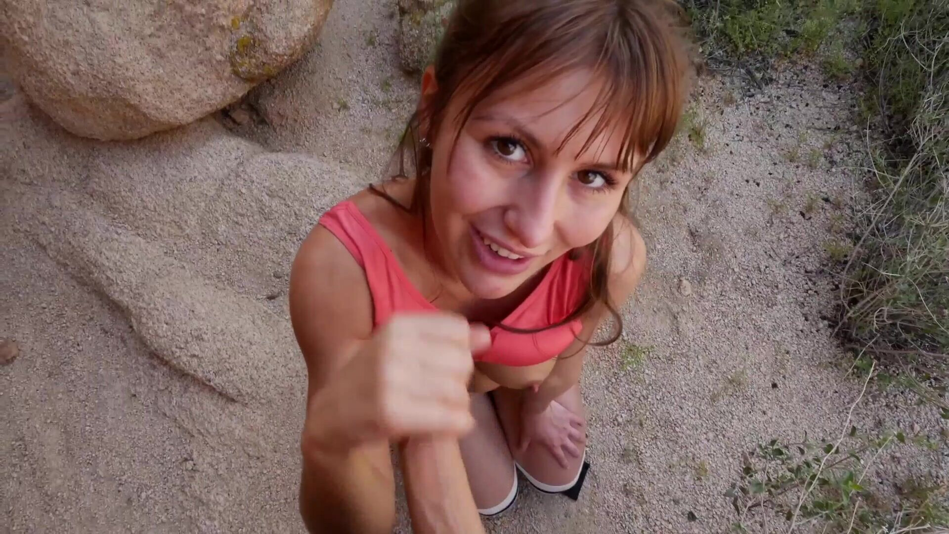 PaigeOwensXXX - Public Sex on the Hiking Trail - ManyVids - public - teen - natural tits - brunette