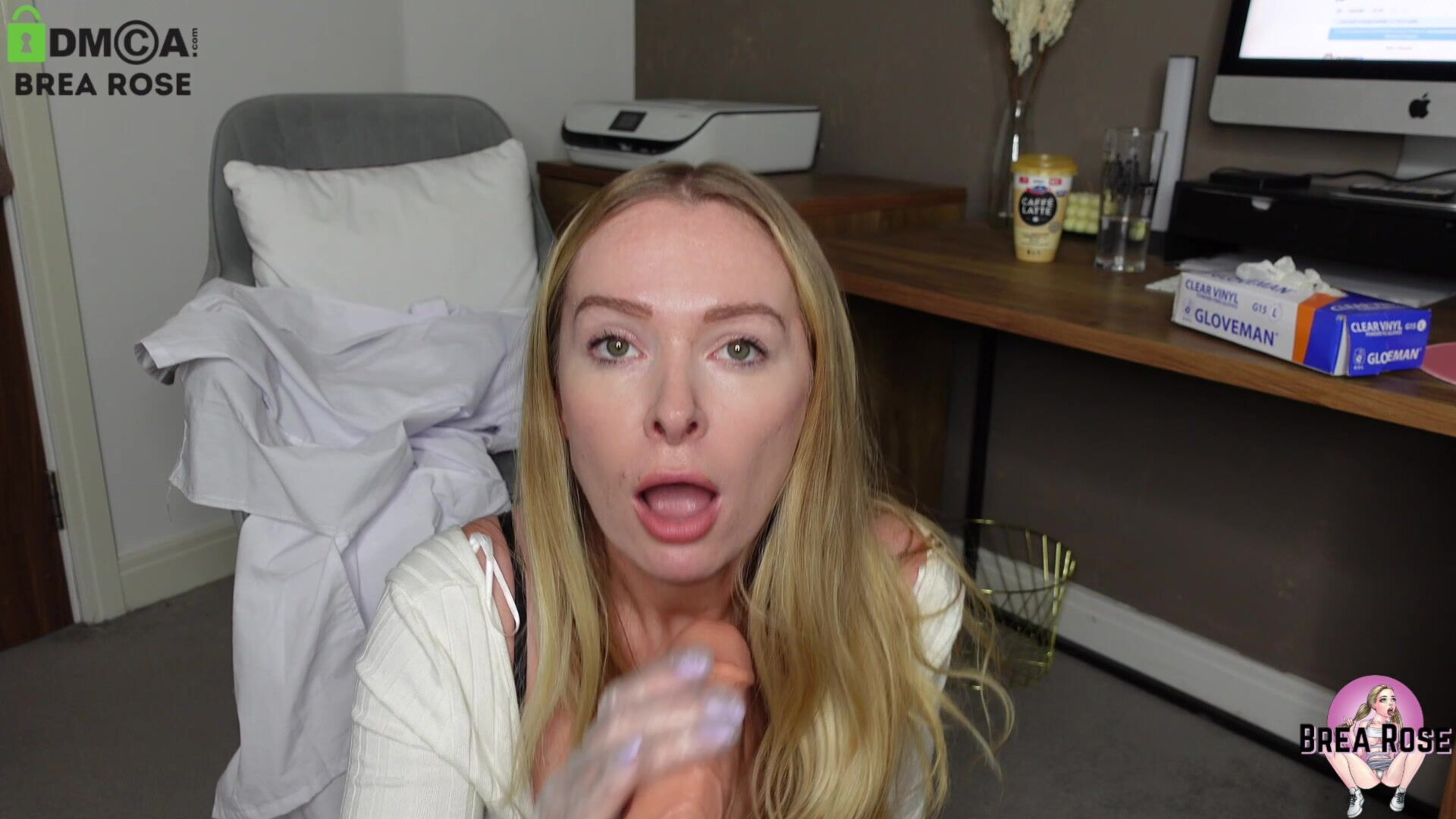 Brea Rose - Doctor Relieves Swollen Balls - ManyVids - doctor - blonde - big tits - dirty talk - fake tits - virtualsex - milf - pov - solo